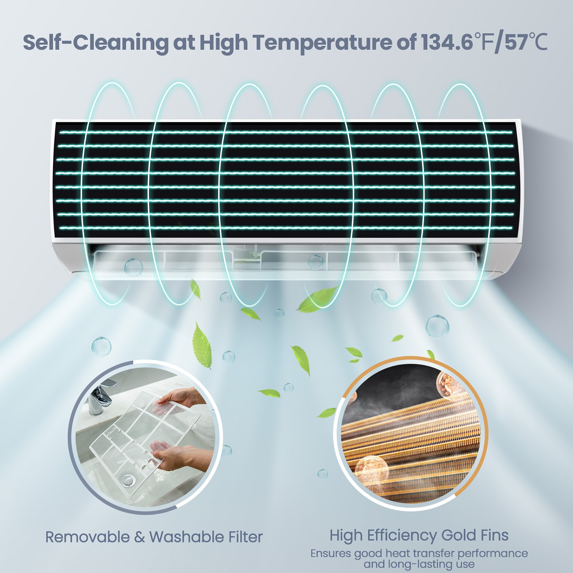 Costway LWS00232 Wall-Air-Conditioners - View #8