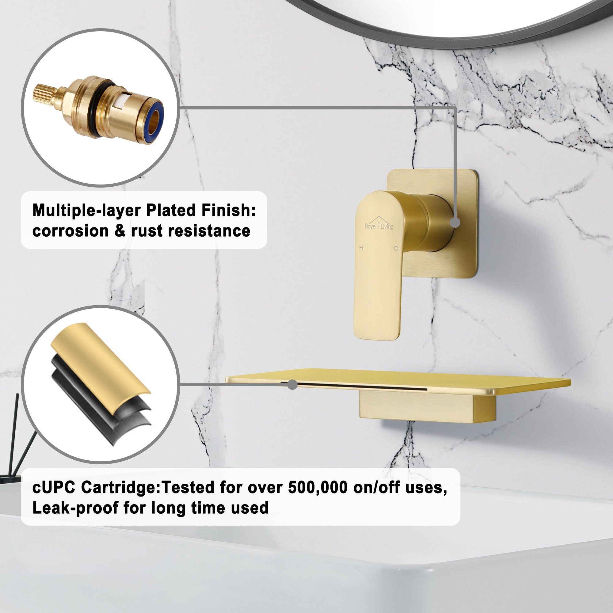 Clihome DG-KF09LSJ Lavatory-Faucets - View #7