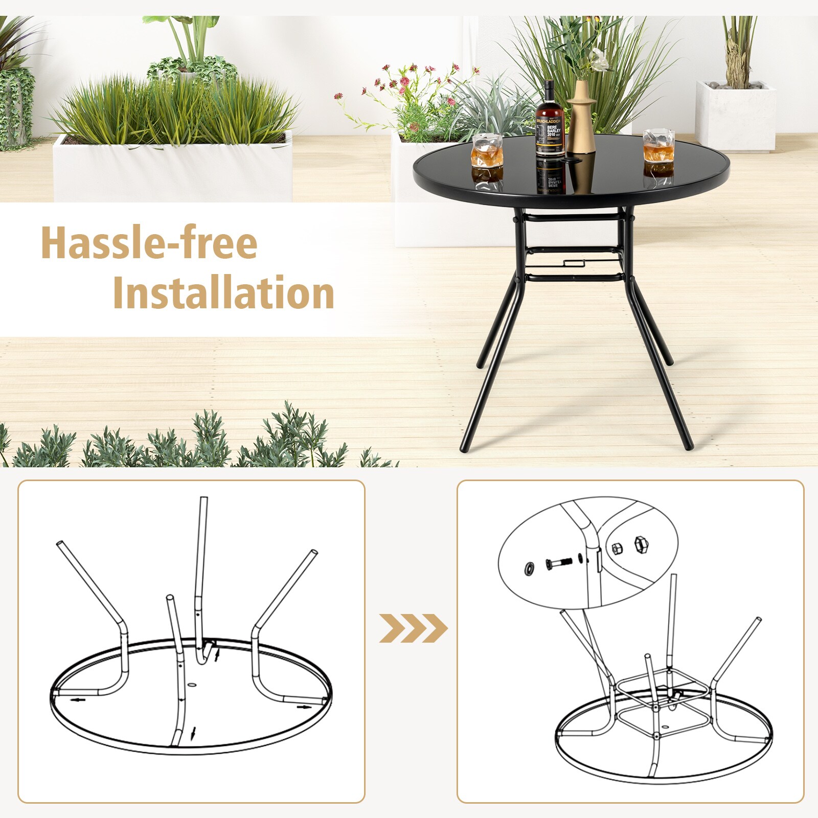 Forclover HBV-1141 Patio-Tables - View #8