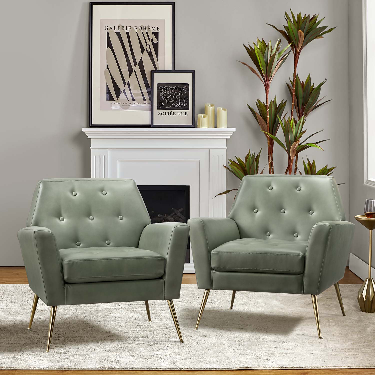 14 Karat Home CHWH0470-SAGE chairs - View #9