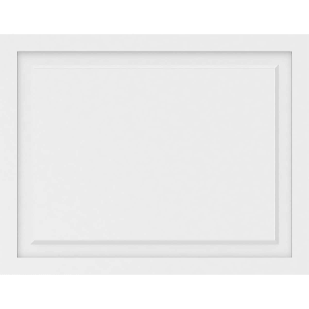 Ekena Millwork WALP36X28X062HAR 36-in x 28-in Smooth Paintable/Stainable White PVC Fretwork Wall Panel (