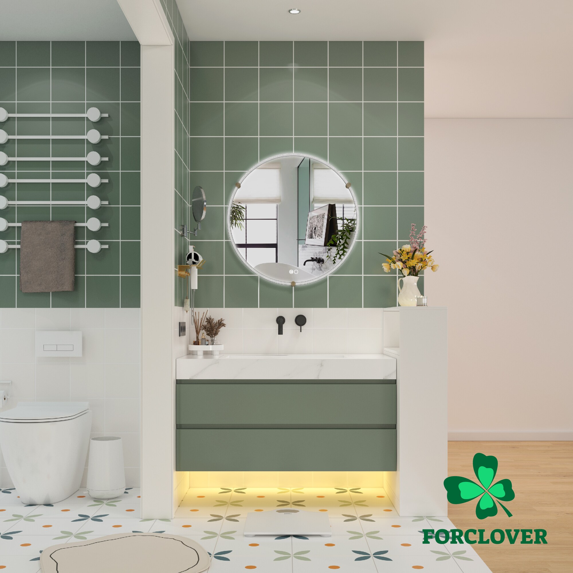 Forclover EVR-BM02 Framed-Bath-Mirrors - View #12