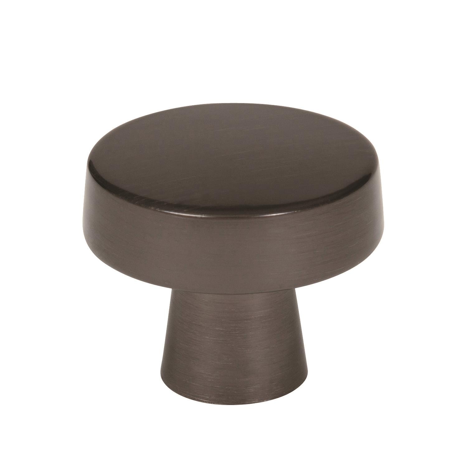 Amerock 2000642 Blackrock 1-5/8-in Gunmetal Round Transitional Cabinet Knob