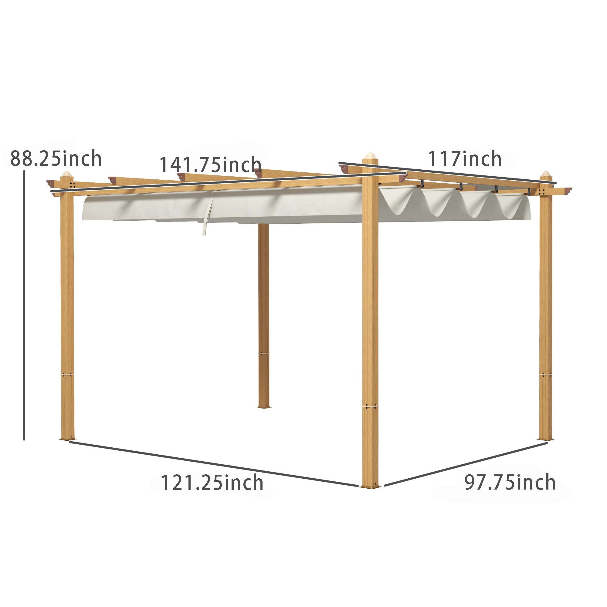 Kahomvis AOS-QP109-089 Pergolas-2 - View #3