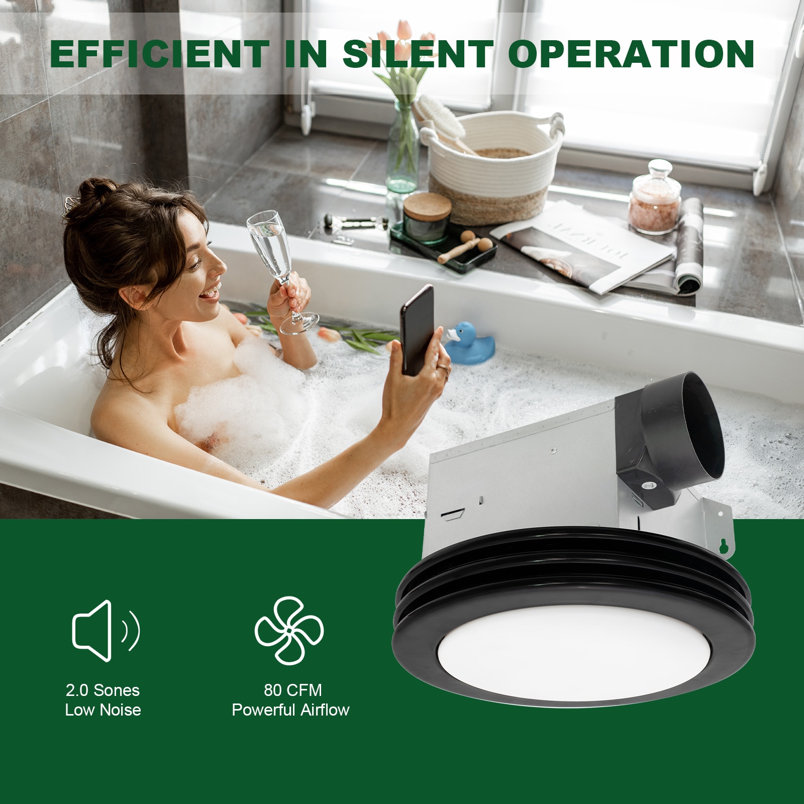 Akicon AK1480NL-MB Bath-Fans - View #2