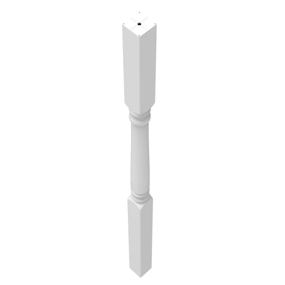 RDI 5-in x 5-in x 9-ft White Vinyl Deck Post in the Deck Posts & Post ...