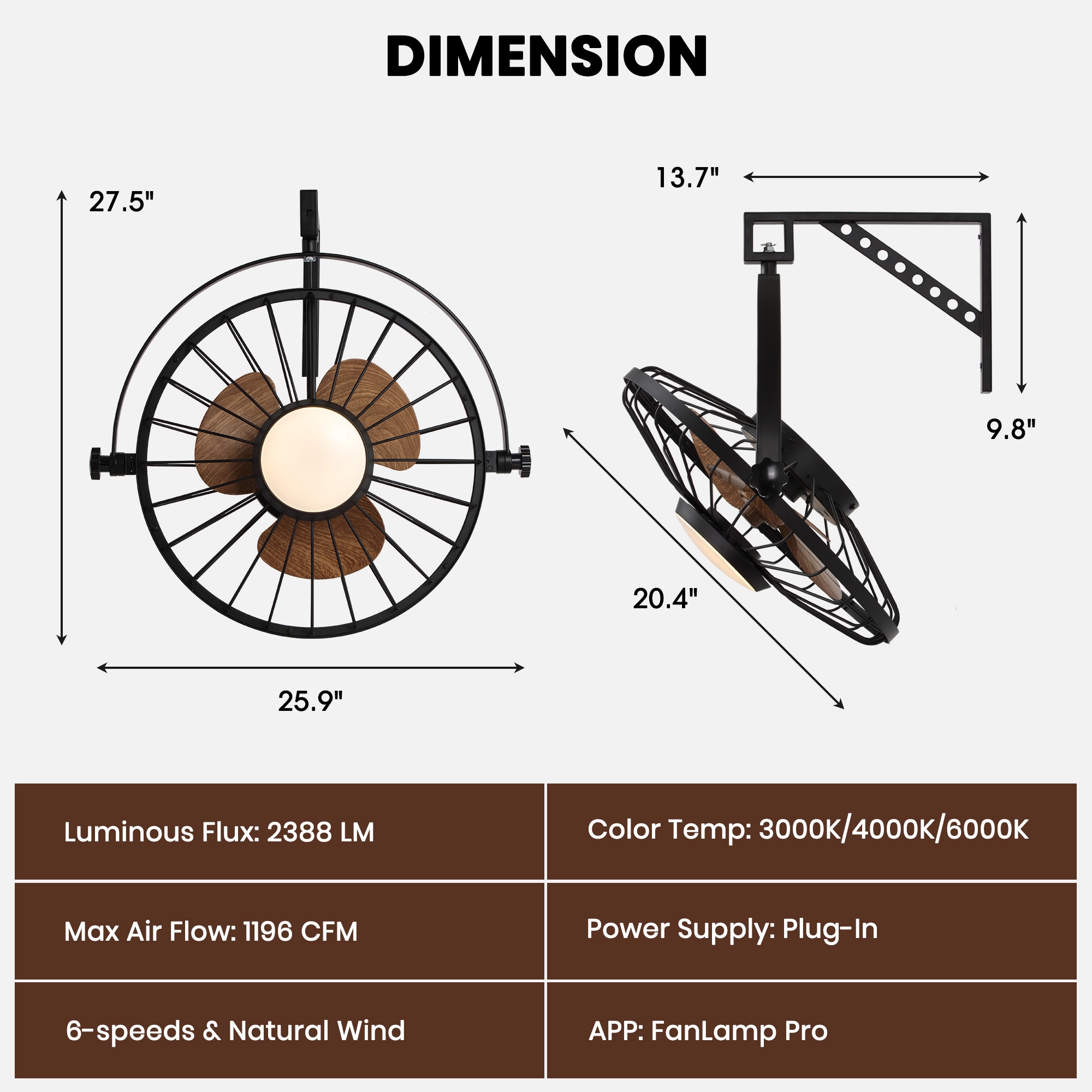 Antoine LSFD-52 Ceiling-Fans - View #9