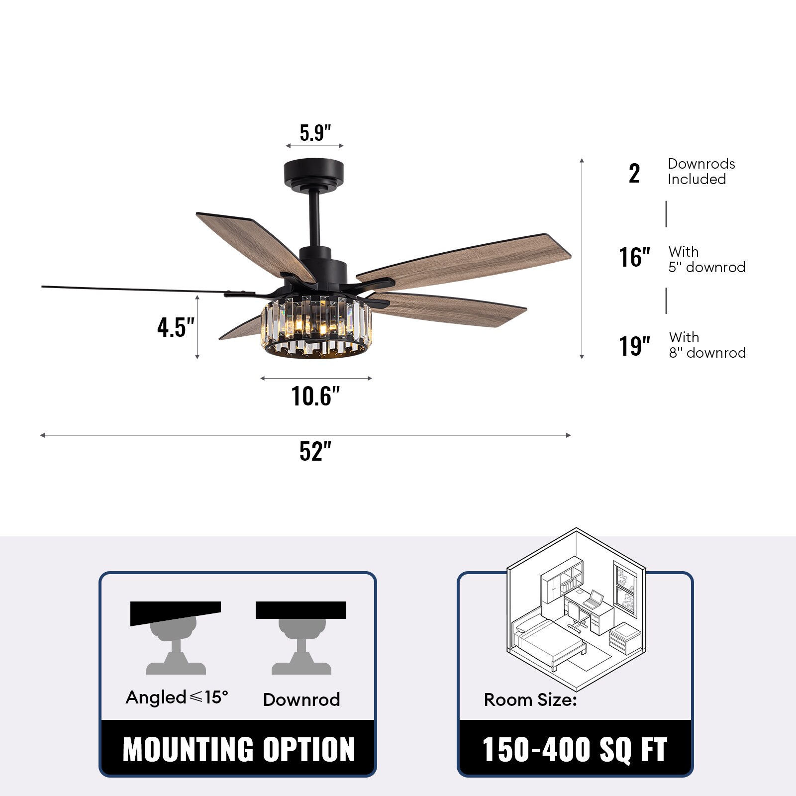 SILJOY WY002 Ceiling-Fans - View #7
