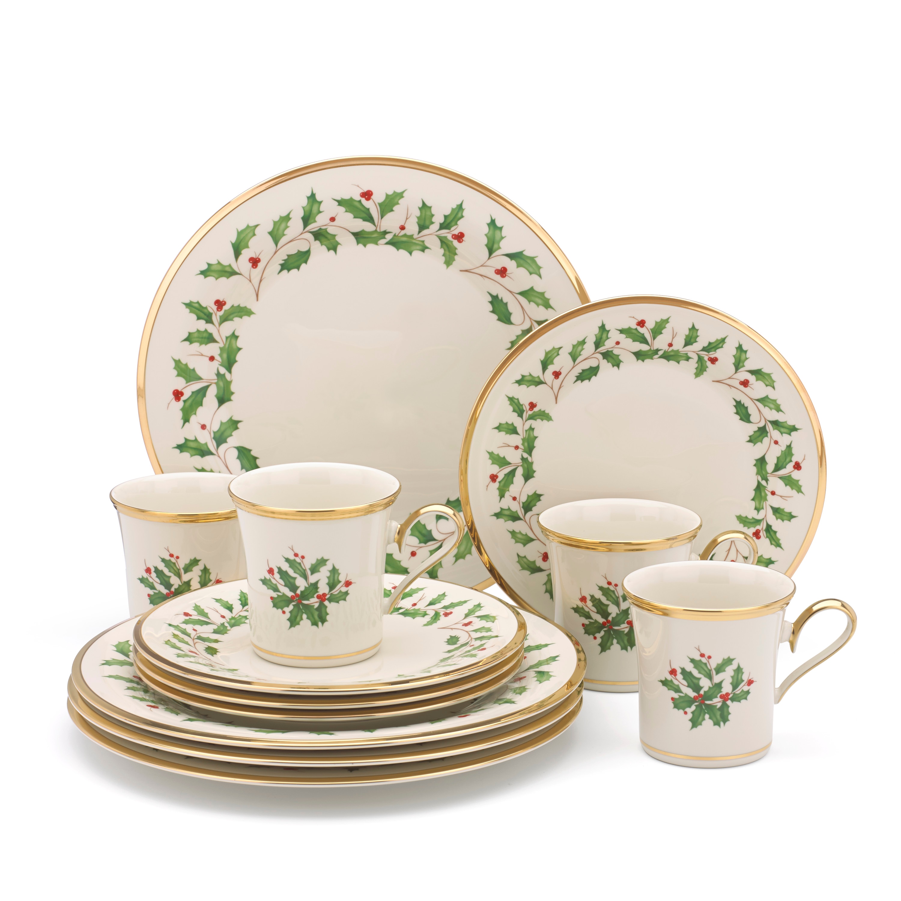 Lenox 6122048 Holiday 12-Piece -Plate & -Mug hotsell Set