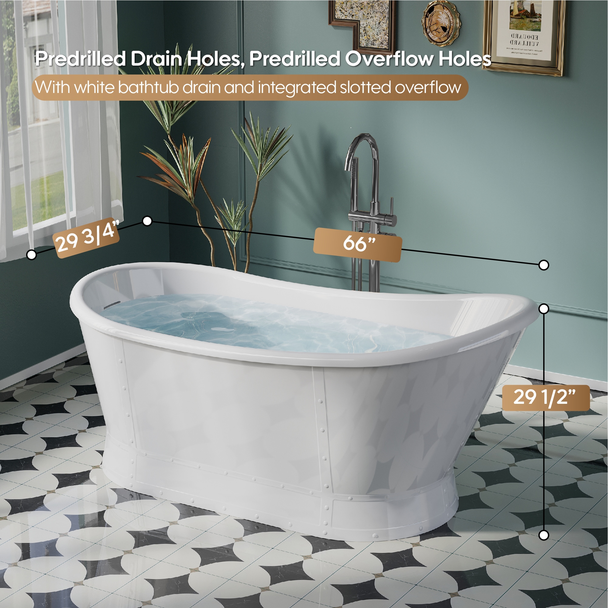 WELLFOR CB-P154136 bathtubs - View #8