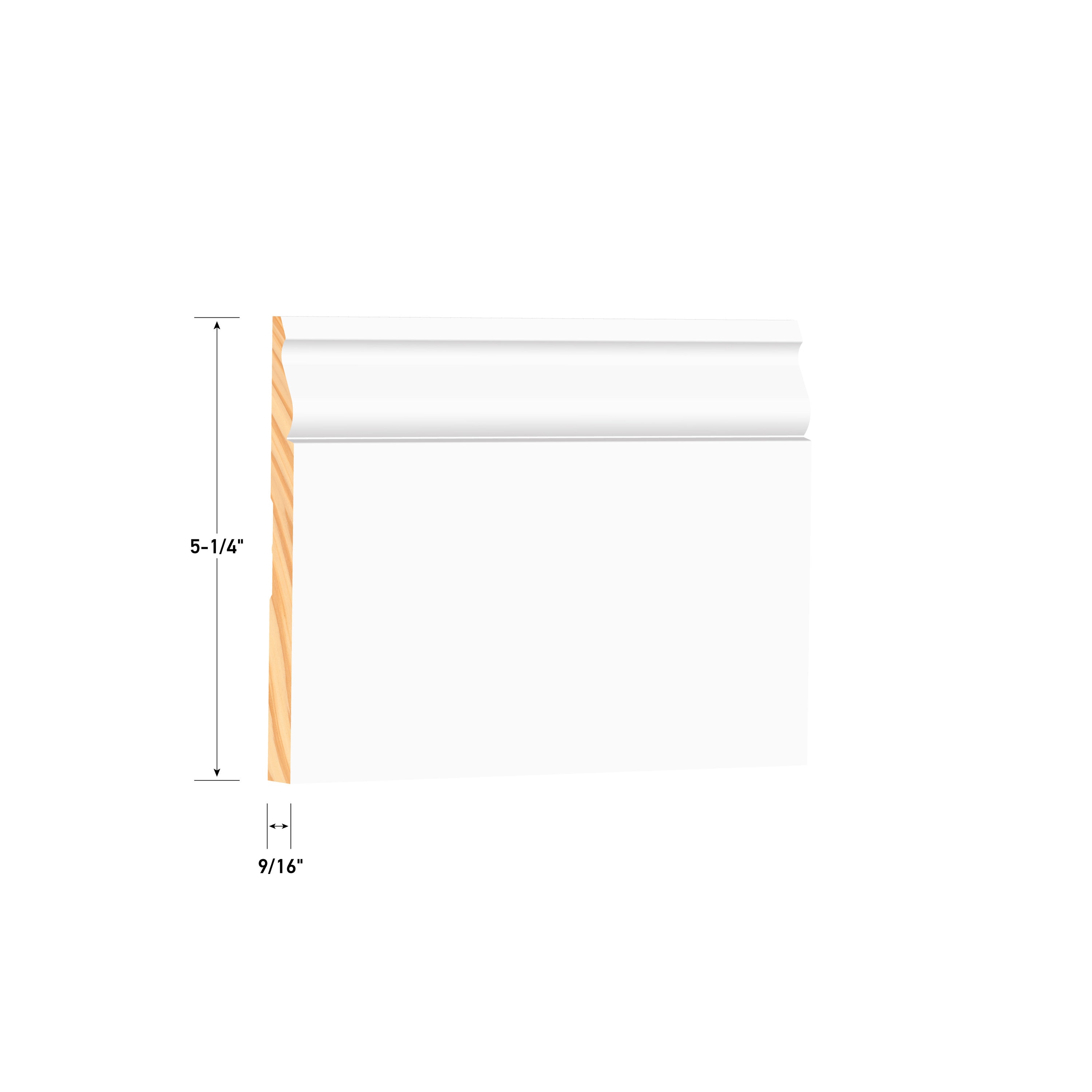 allen + roth L163E-PFFJ8 Baseboard-Moulding - View #3
