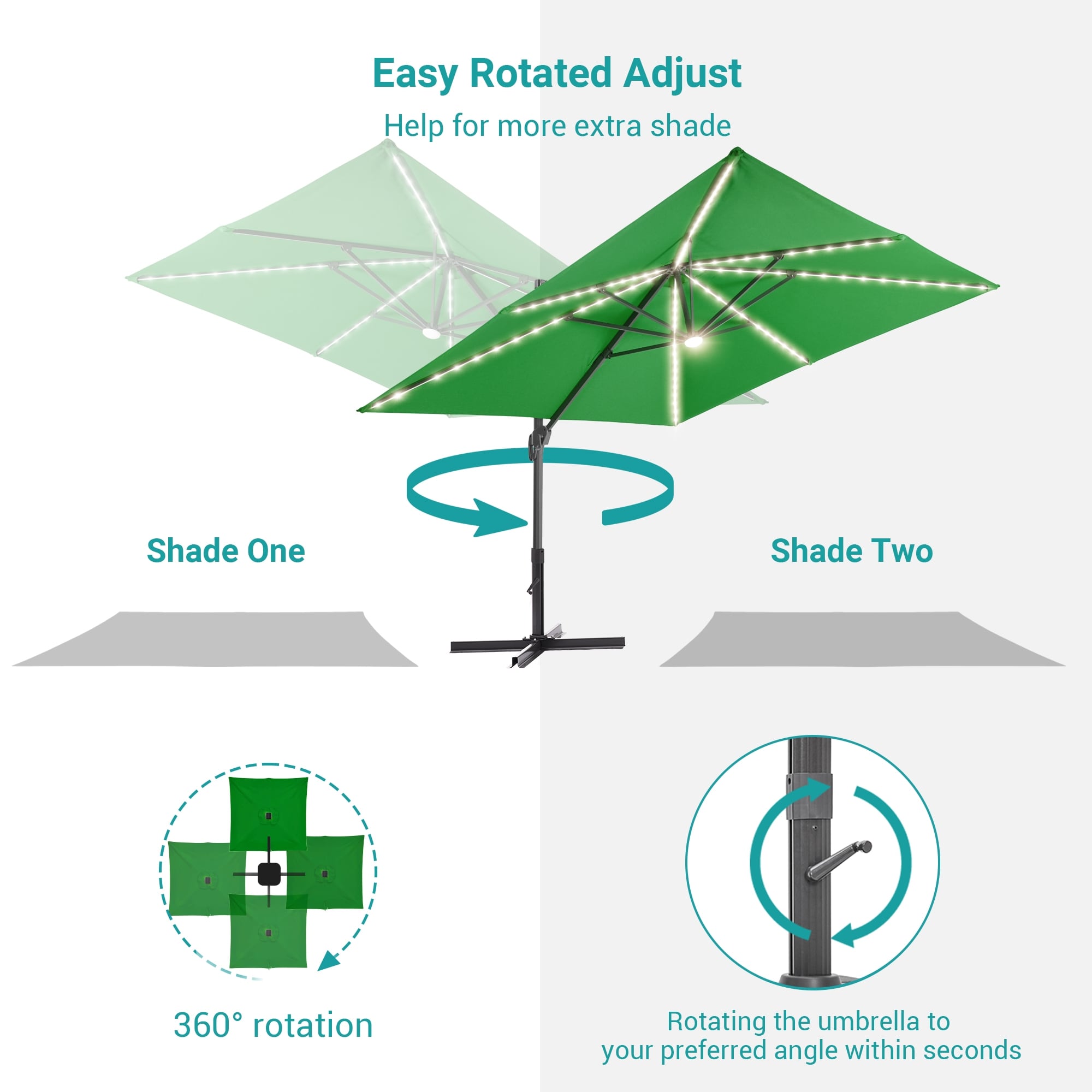 ACEGOSES LW-LED1010-KG Umbrellas-2 - View #4