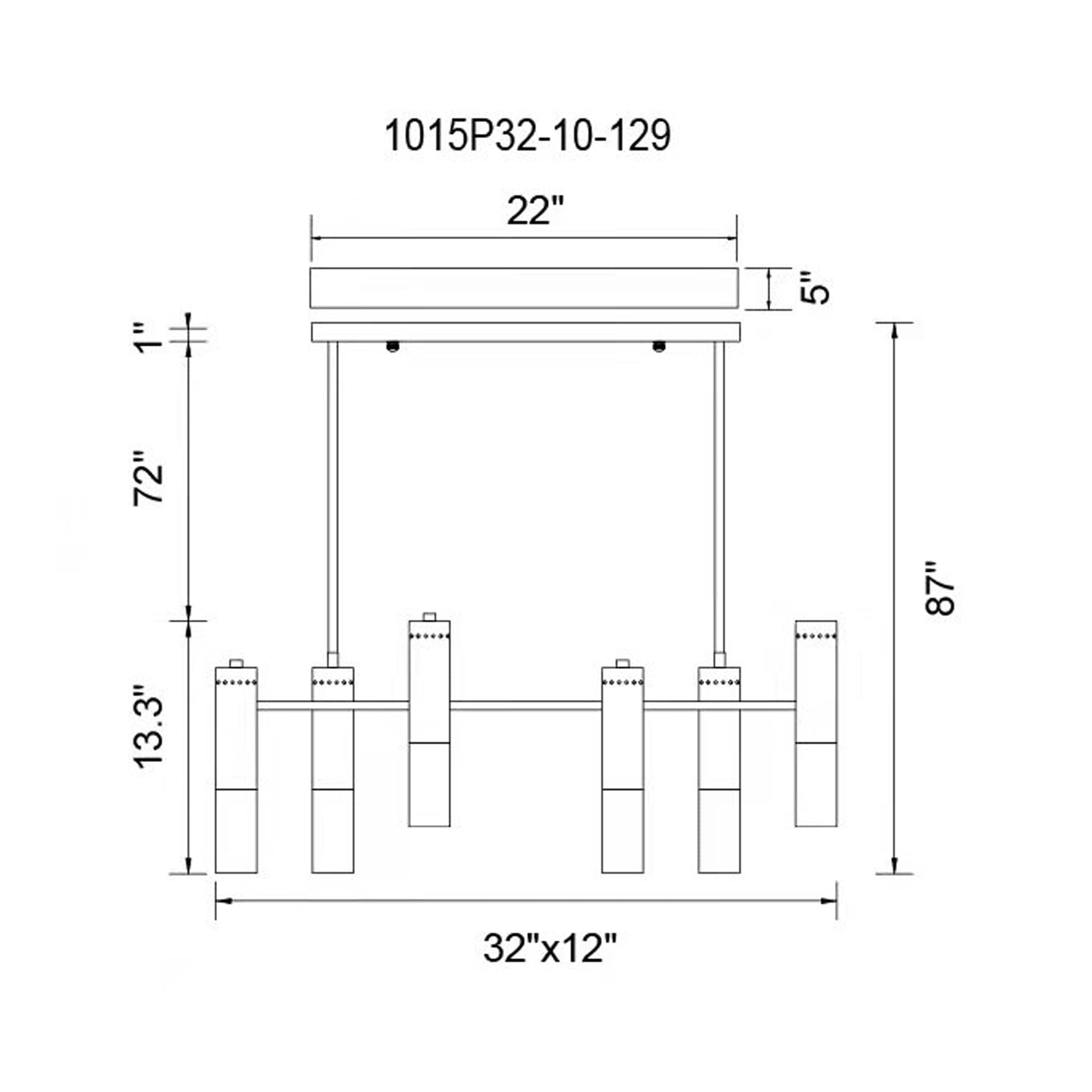 CWI Lighting 1015P32-10-129 b090015 - View #9
