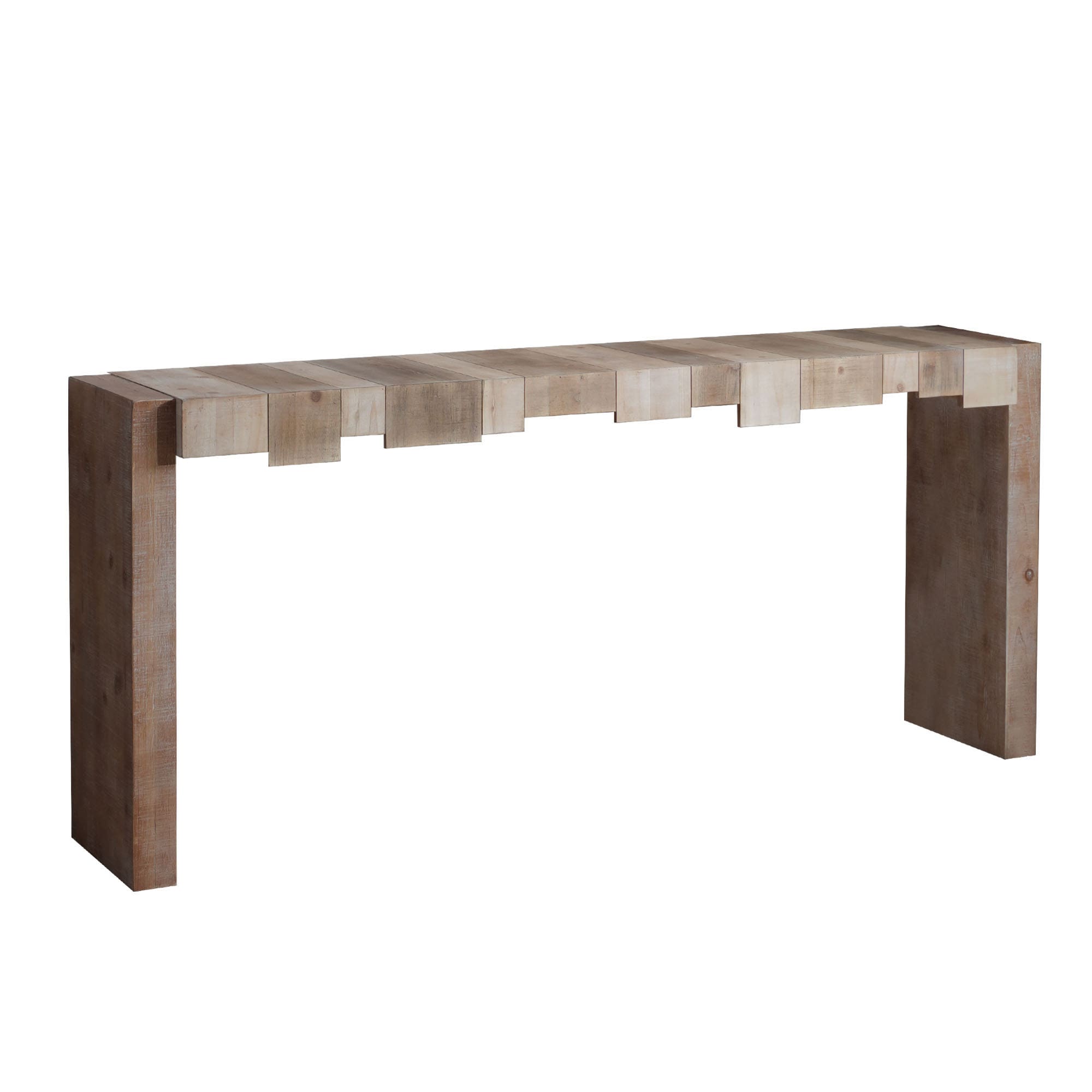 SINOFURN SYA330158BK Modern Wood Washed MDF Console table