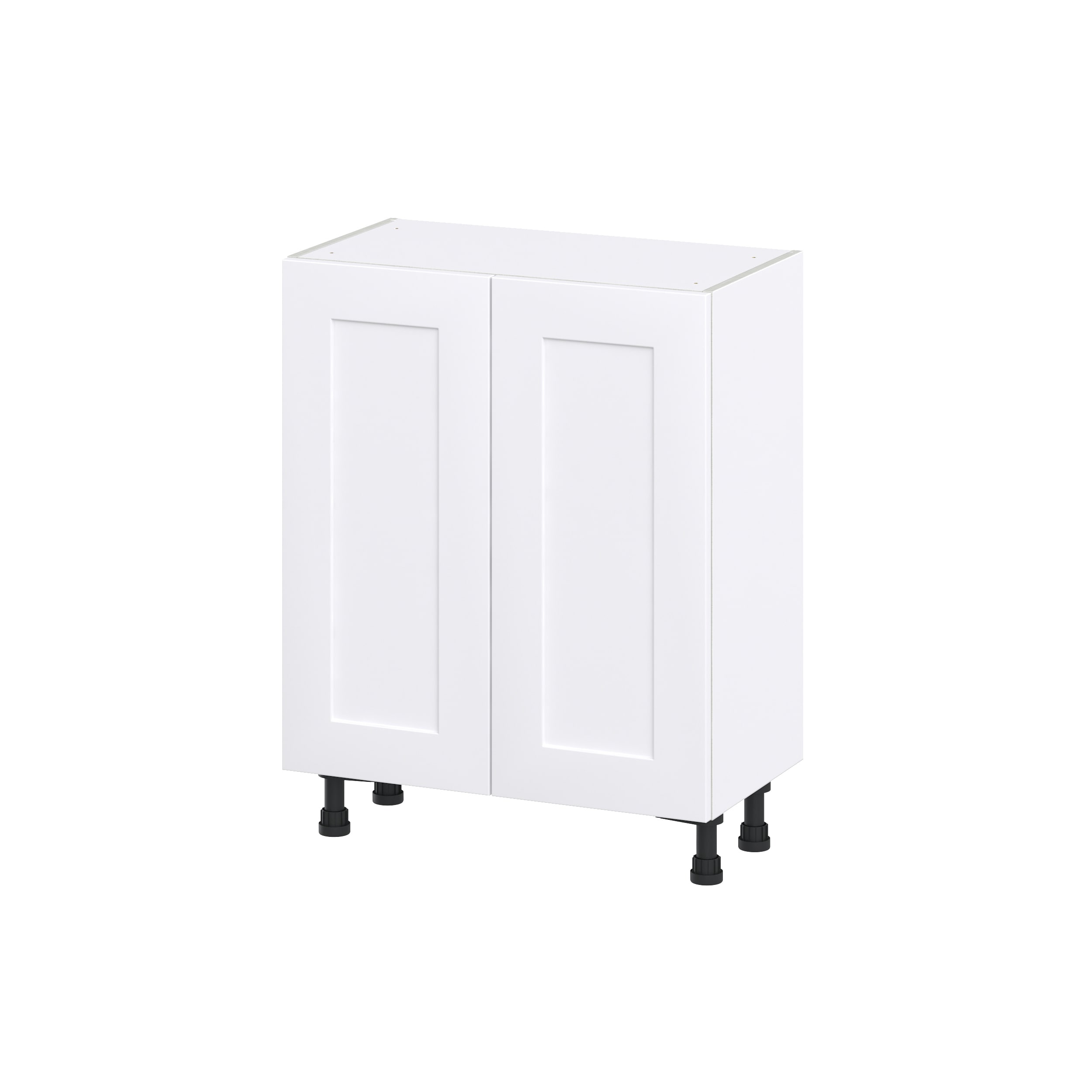 Hugo&Borg DSB2714FH-JO Jolie 27-in W x 34.5-in H x 14-in D Warm White Base Fully assembled Cabinet (Recessed Panel Shaker)