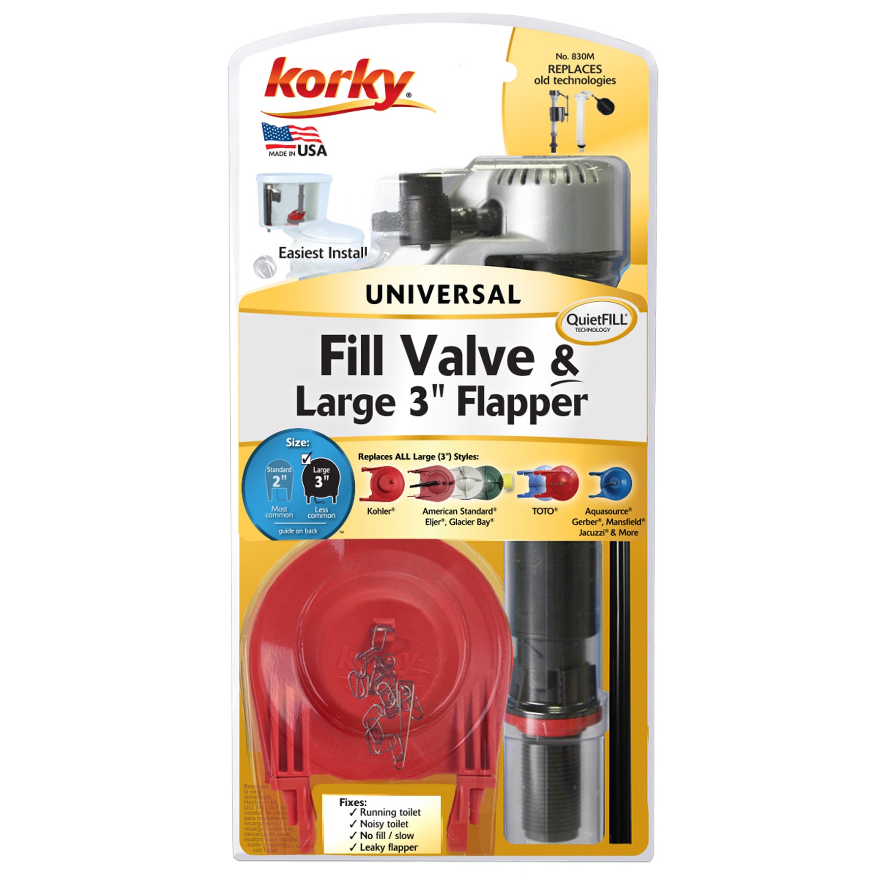 Korky 830MPK Toilet-Tank-Repair-Kits - View #3