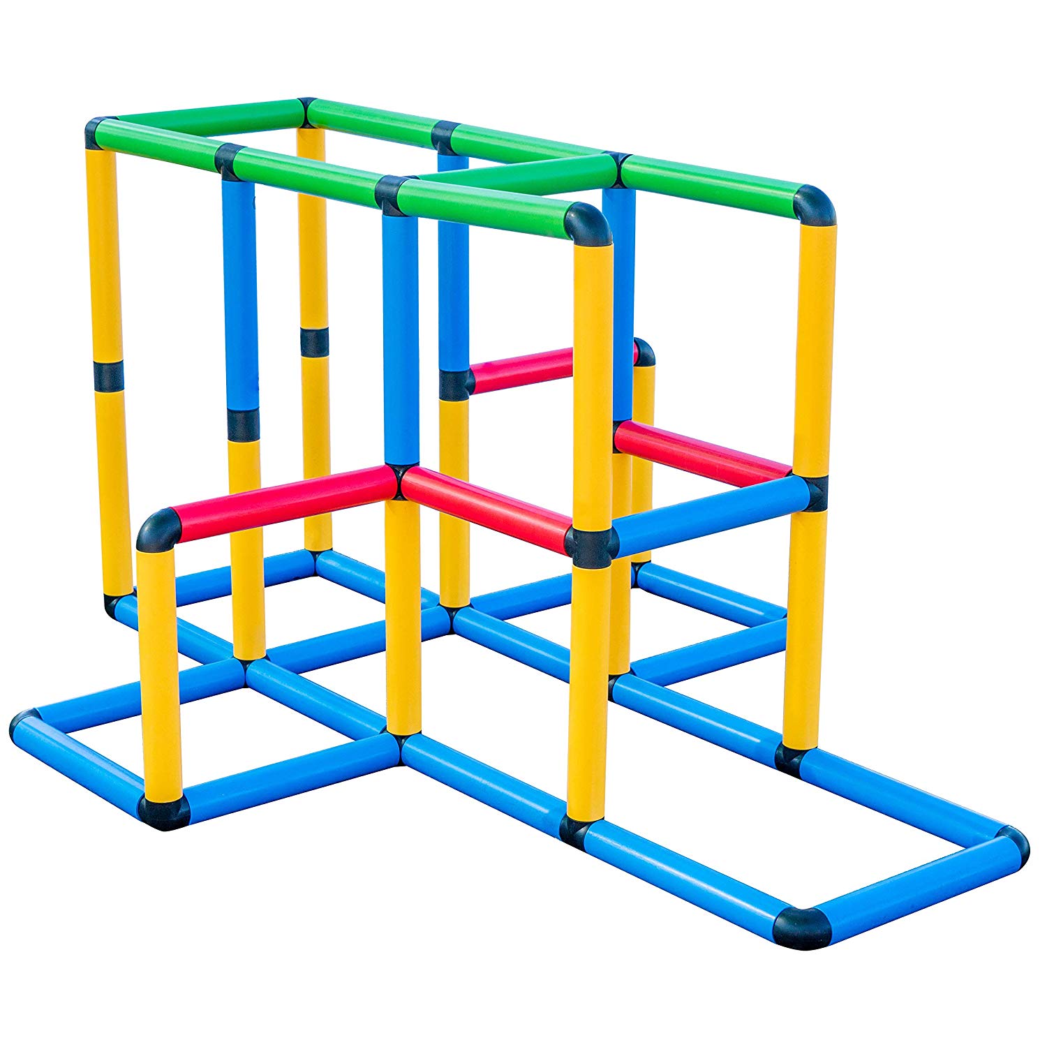 Giant Classic Tic Tac Toe Game ? Oversized Interlocking Colorful Eva Foam Squares with Jumbo x and O Pieces for Indoor and Outdoor Play by Hey! Play!