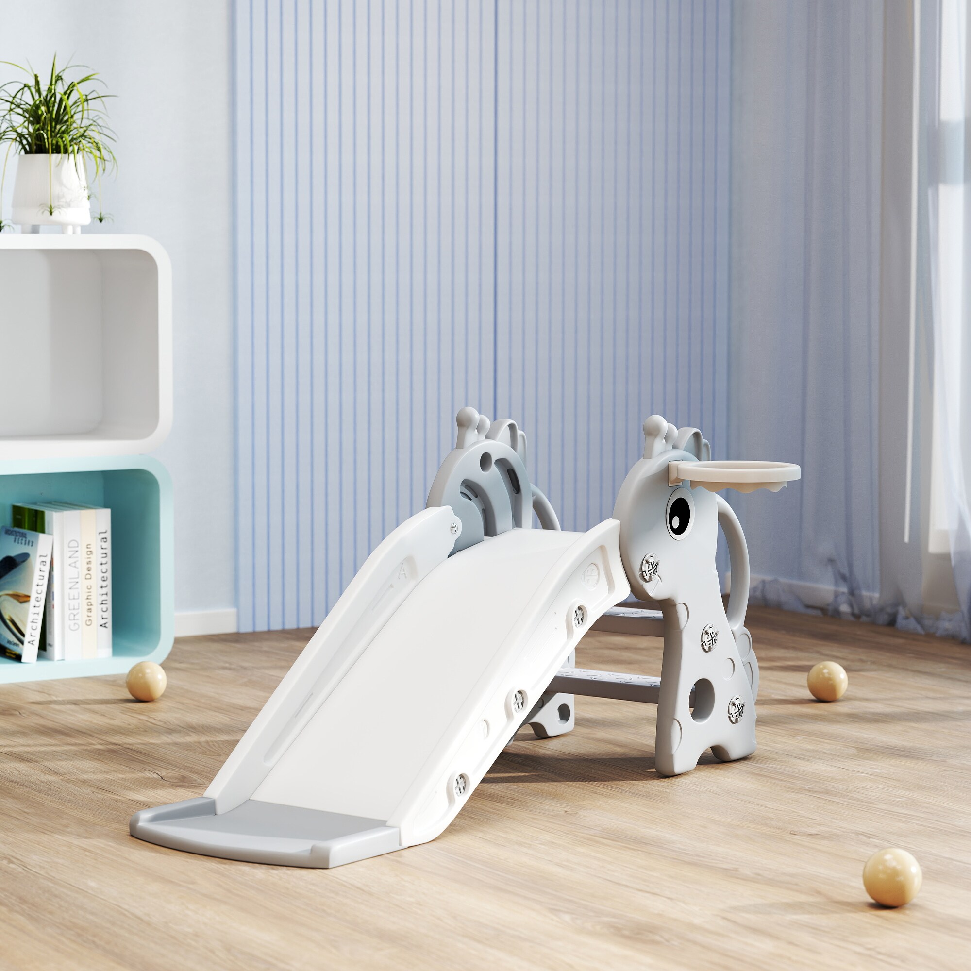 Qaba 331-085V00GY Play-Toys - View #7