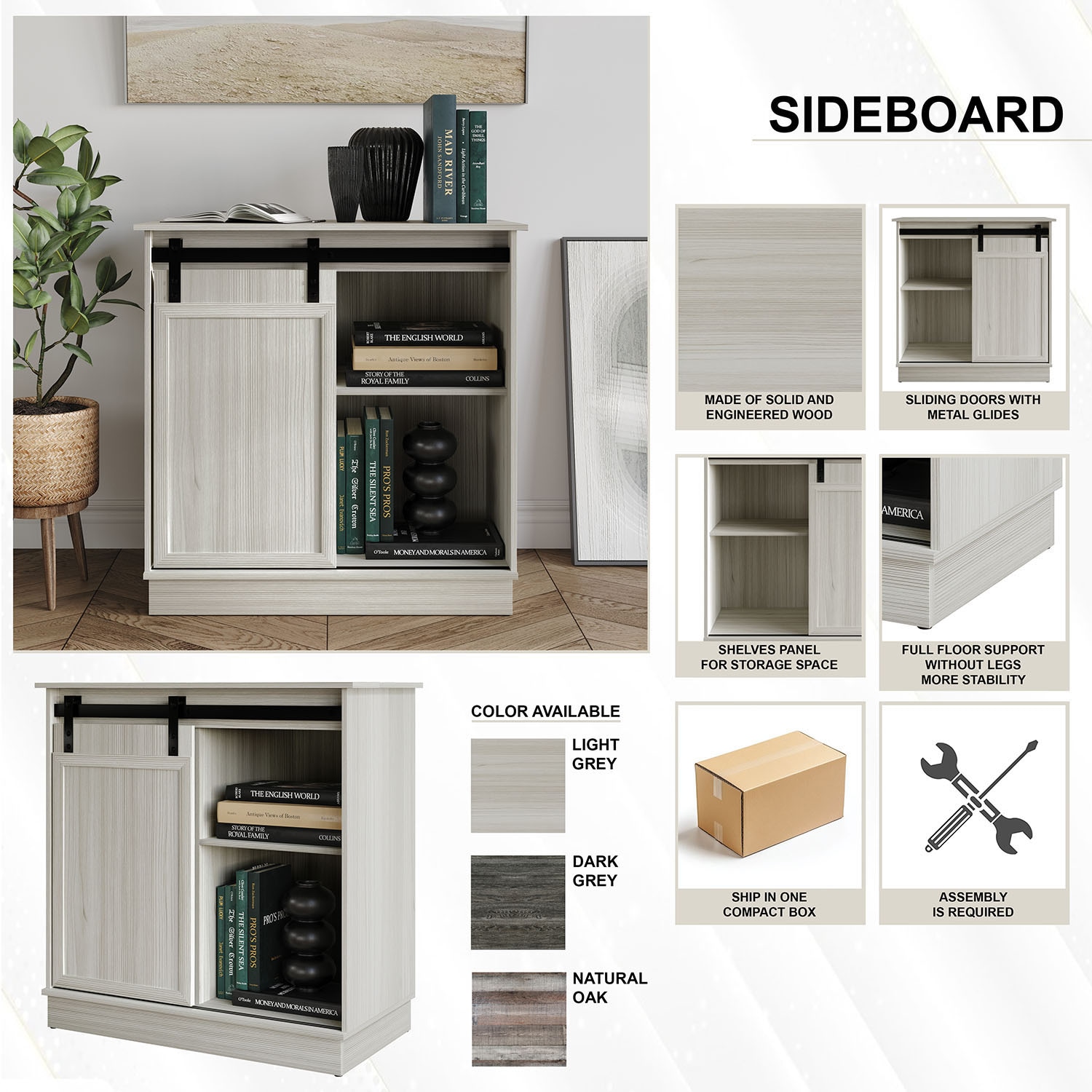 ChaletPosh C4005SB-DGY Dining-Kitchen-Storarge - View #9