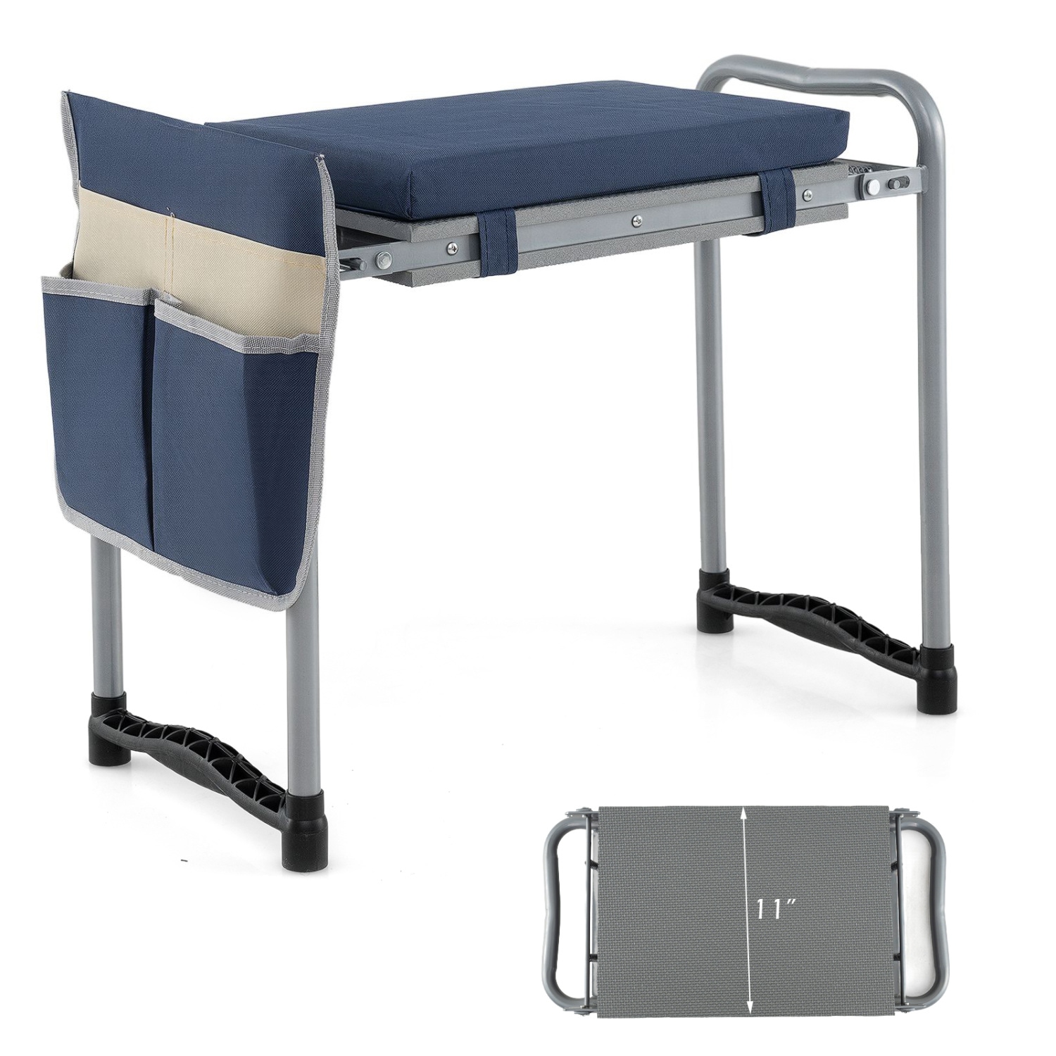 Iseryn Blue 23-in x 12-in Foam Kneeling Pad