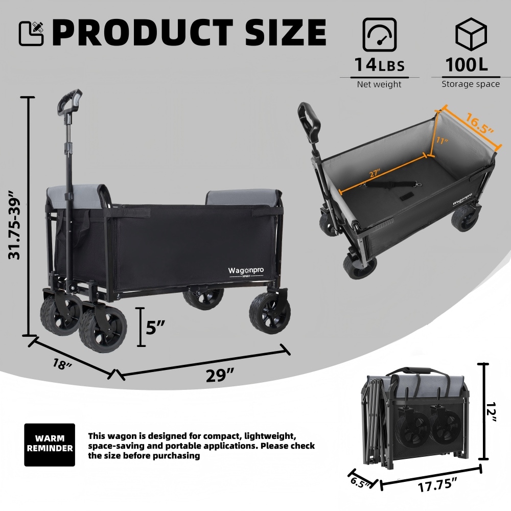YOSIMFUR DJYC-W2932P417659 Yard-Carts - View #3