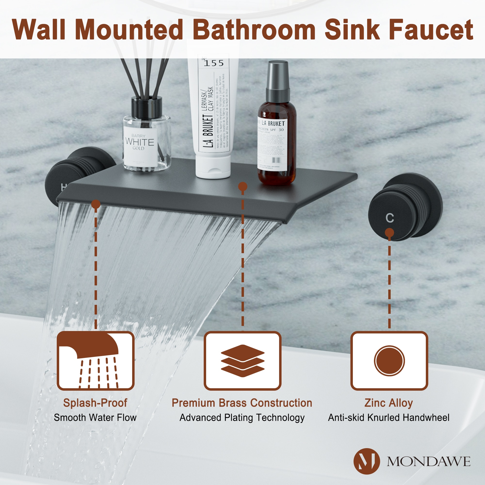 Mondawe WF-1198-BL Lavatory-Faucets - View #5