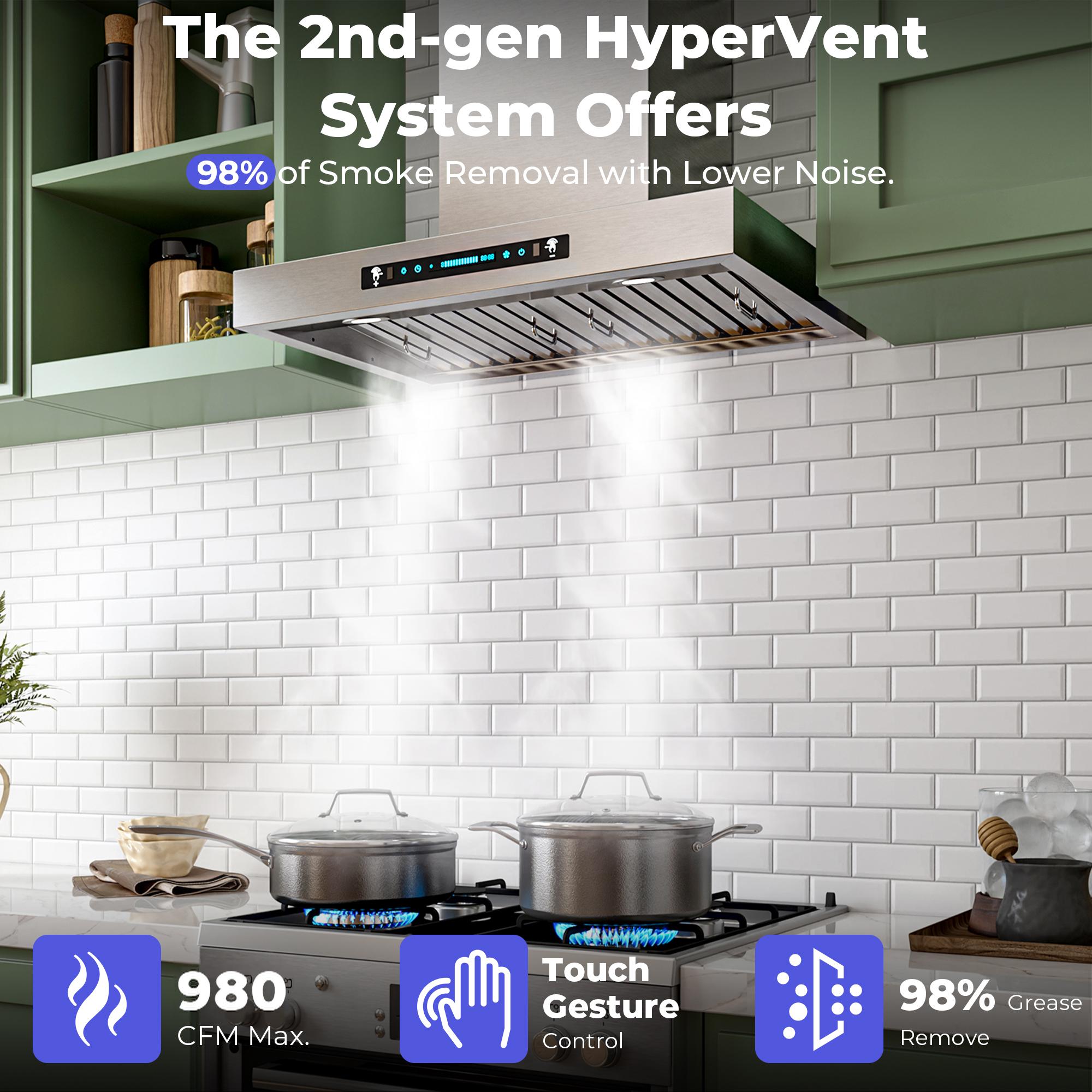 DZS DIKP01-36 Wall-Mounted-Range-Hoods - View #3