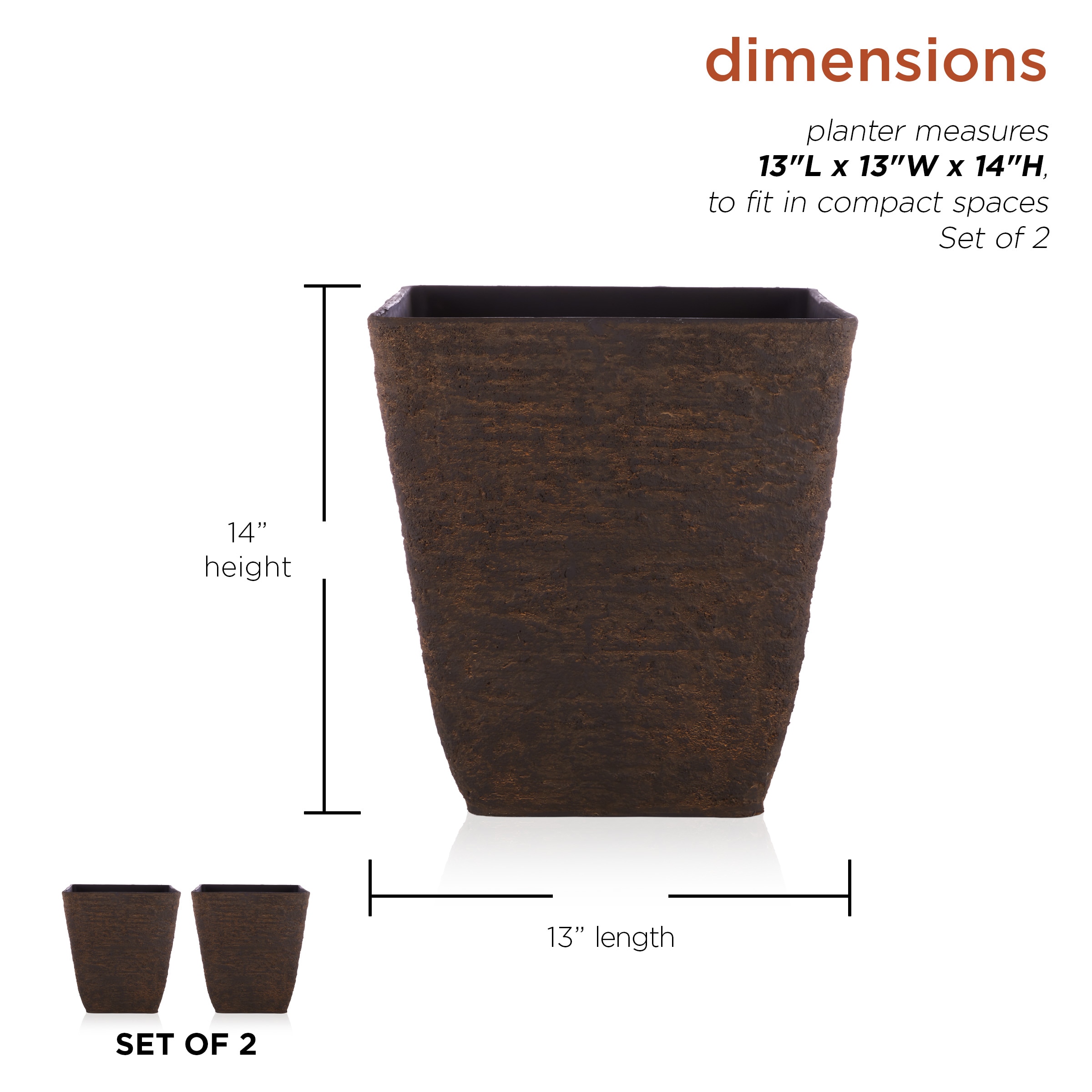 Alpine Corporation CLL386M-SWD-2 Planter-Window-Box - View #3