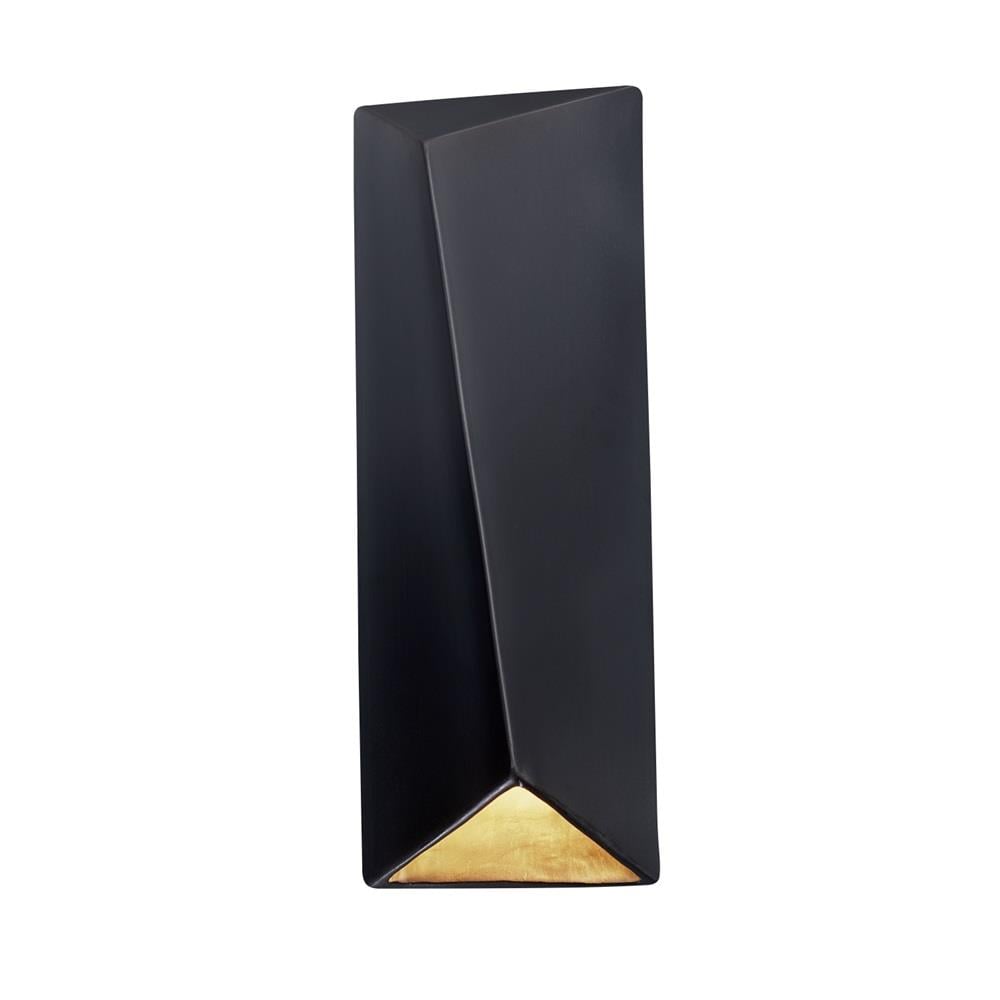 Justice Design Group CER-5890-CBGD Ambiance 6-in W 1 -Light Multiple colors Transitional Integrated LED Wall Sconce