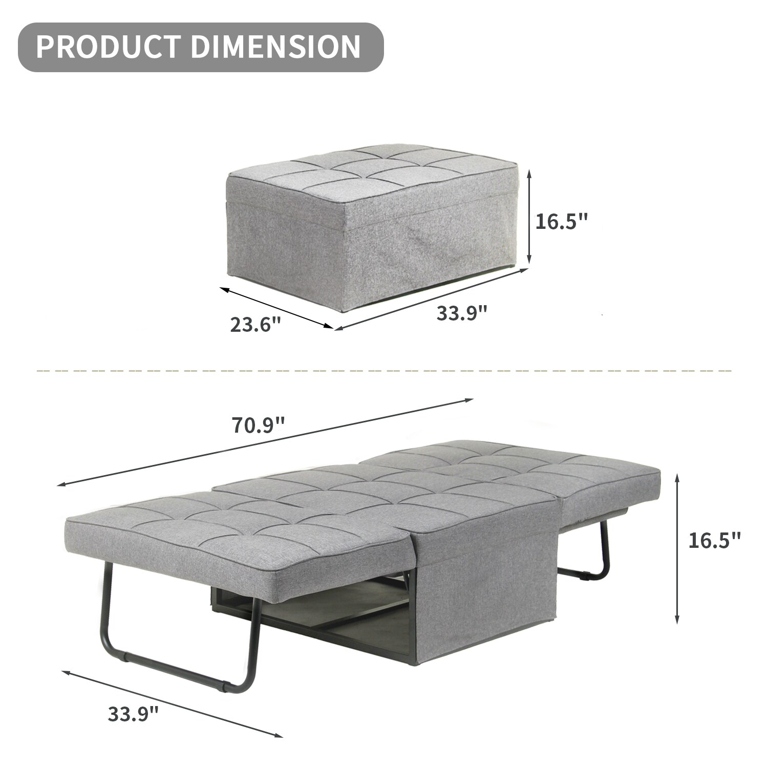 Ainfox WUL022-LG futons - View #6