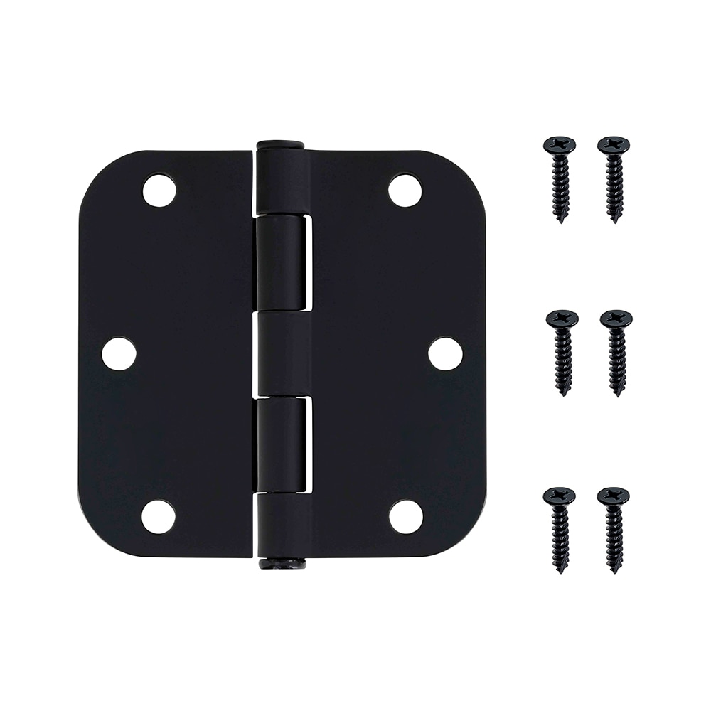 RELIABILT 4-in H x 1/4-in Radius Oil-rubbed Bronze Mortise Interior Door Hinge #9987882