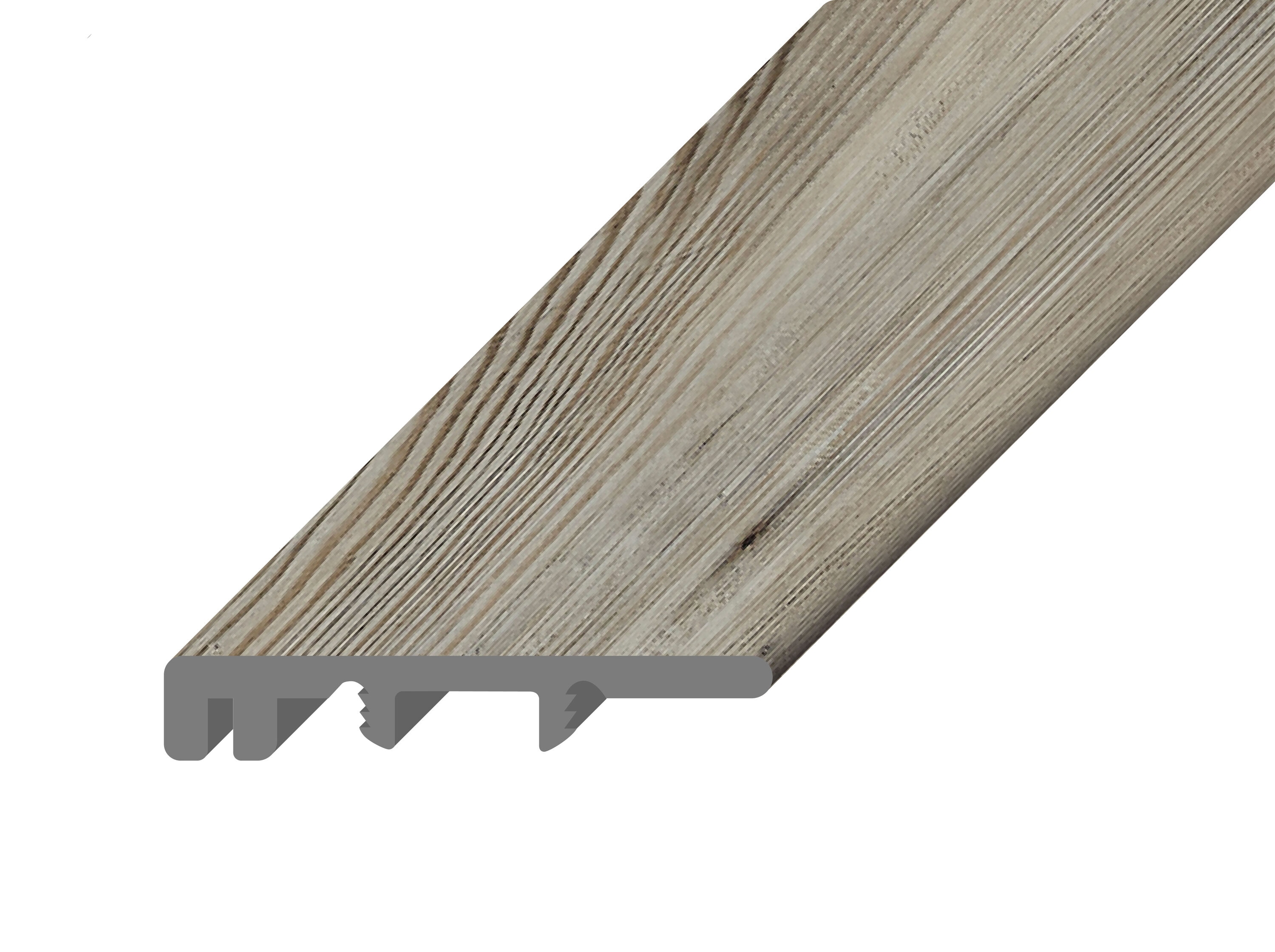 Armstrong Flooring TH6SC745LD Assurity Light Gray 0.25-Inches T x 1.5-Inches W x 94-Inches L Vinyl Threshold