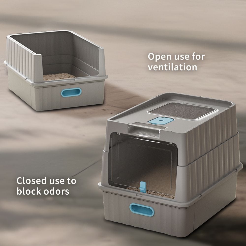 JUSHUA FL-7HYVAU Cat-Litter-Box - View #5