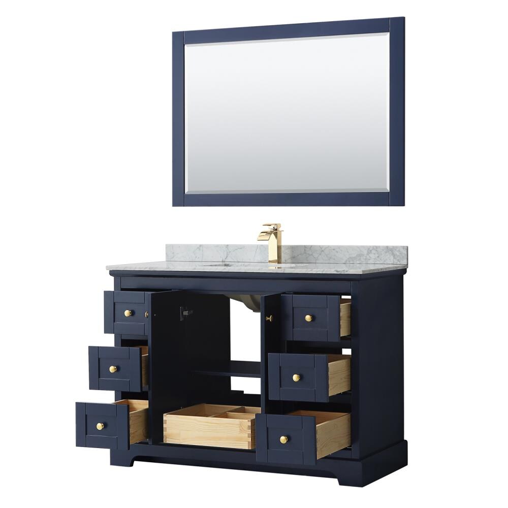 Wyndham Collection WCV232348SBLCMUNSM46 Bath-Vanity-Combo - View #2
