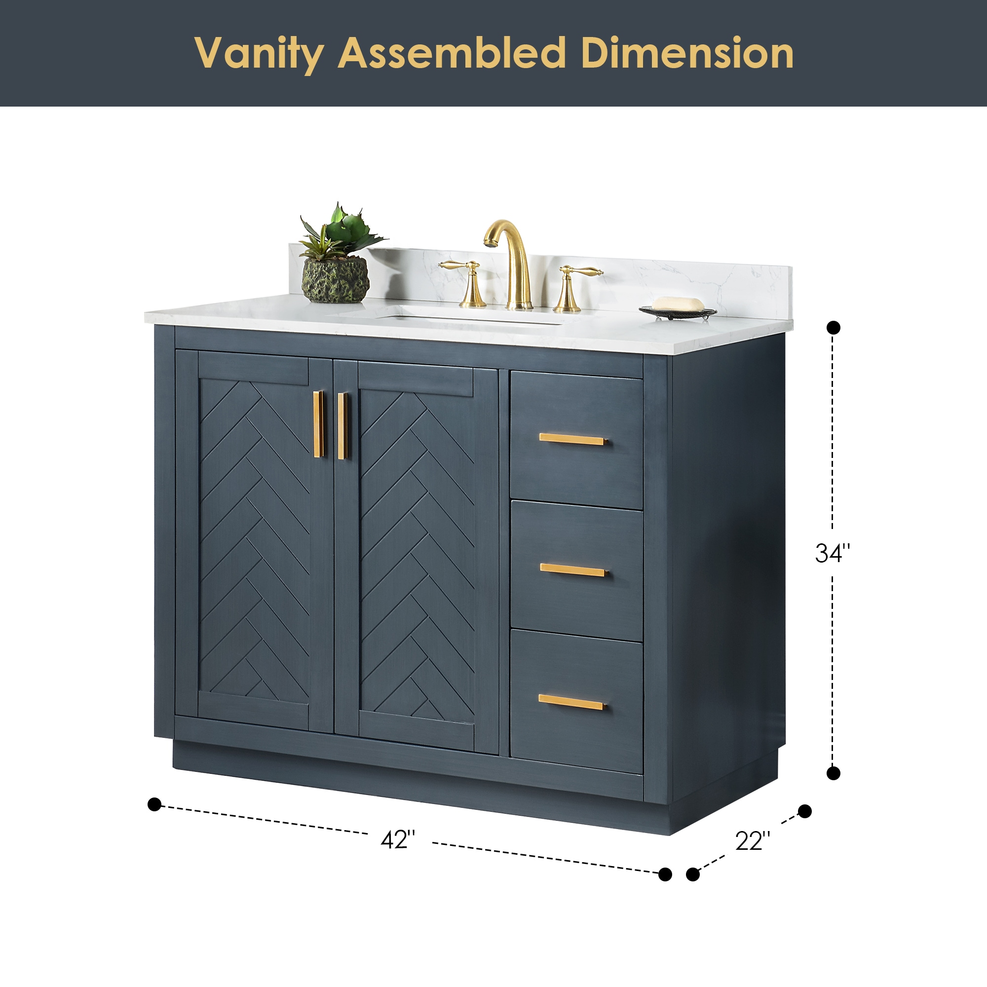 Altair 543042-CB-GW Bath-Vanity-Combo - View #12