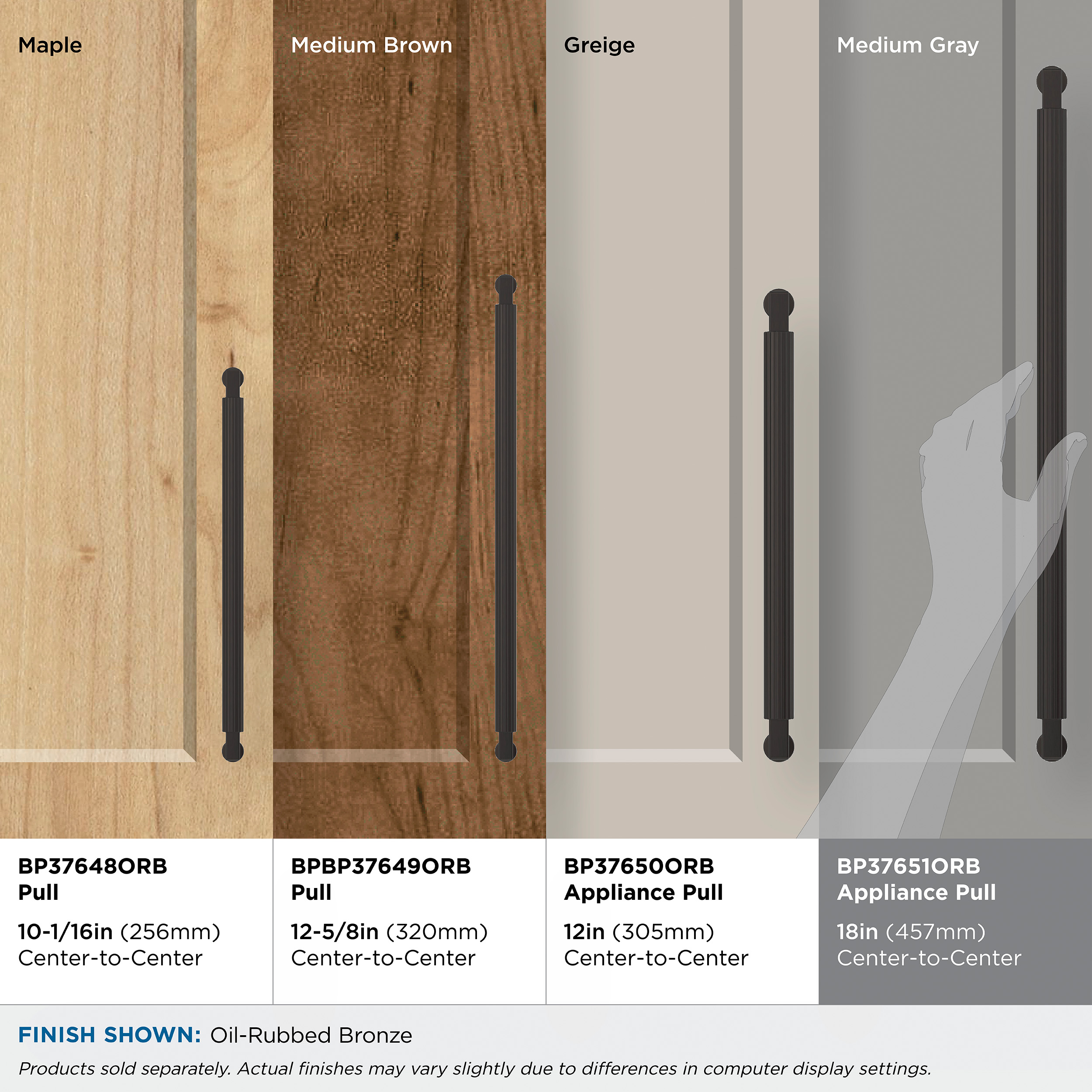 Amerock BP37651ORB Cabinet-Pulls - View #7