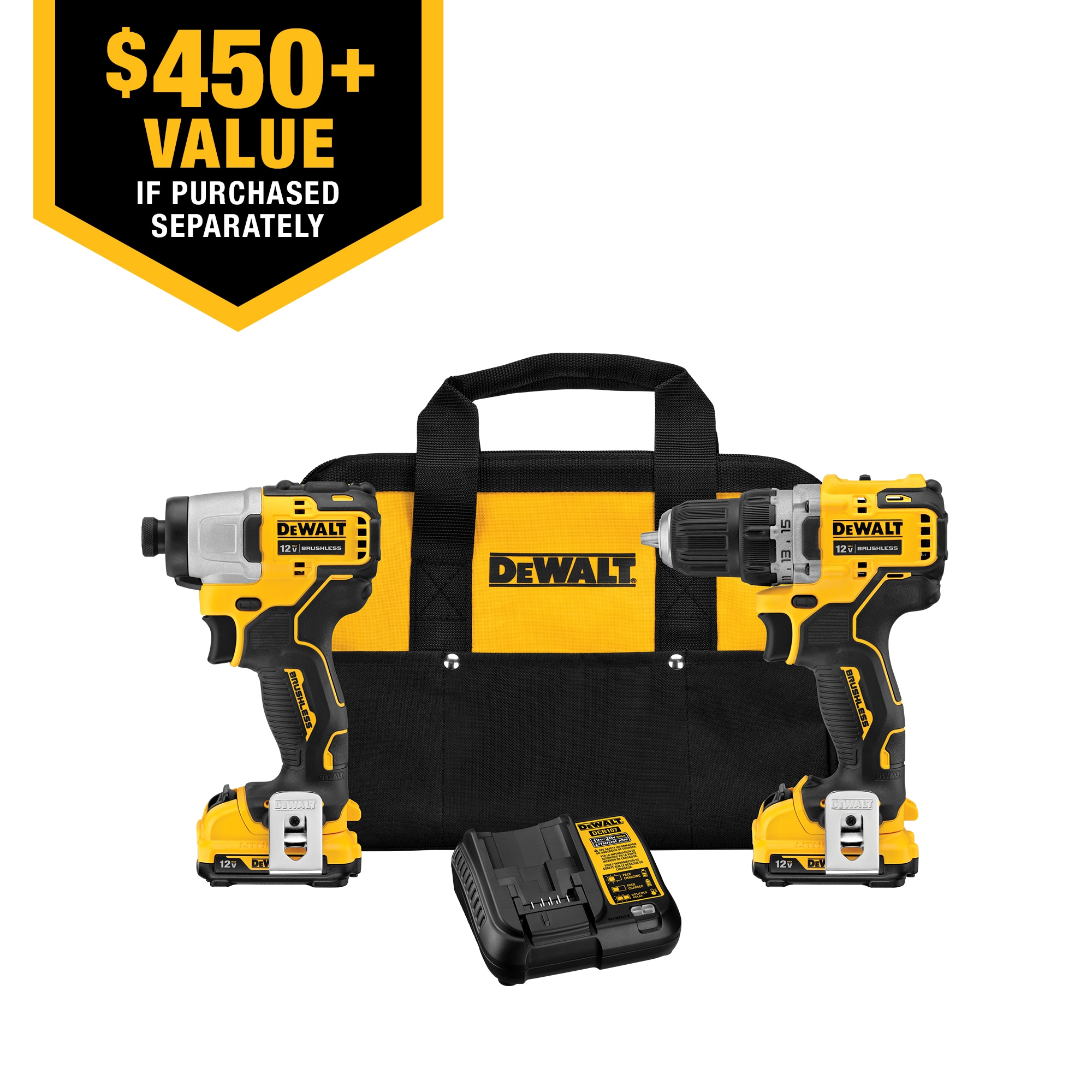 DEWALT XTREME 12-volt Max Variable Speed Brushless 1/2-in Drive Cordless  Impact Wrench (Bare Tool) in the Impact Wrenches department at