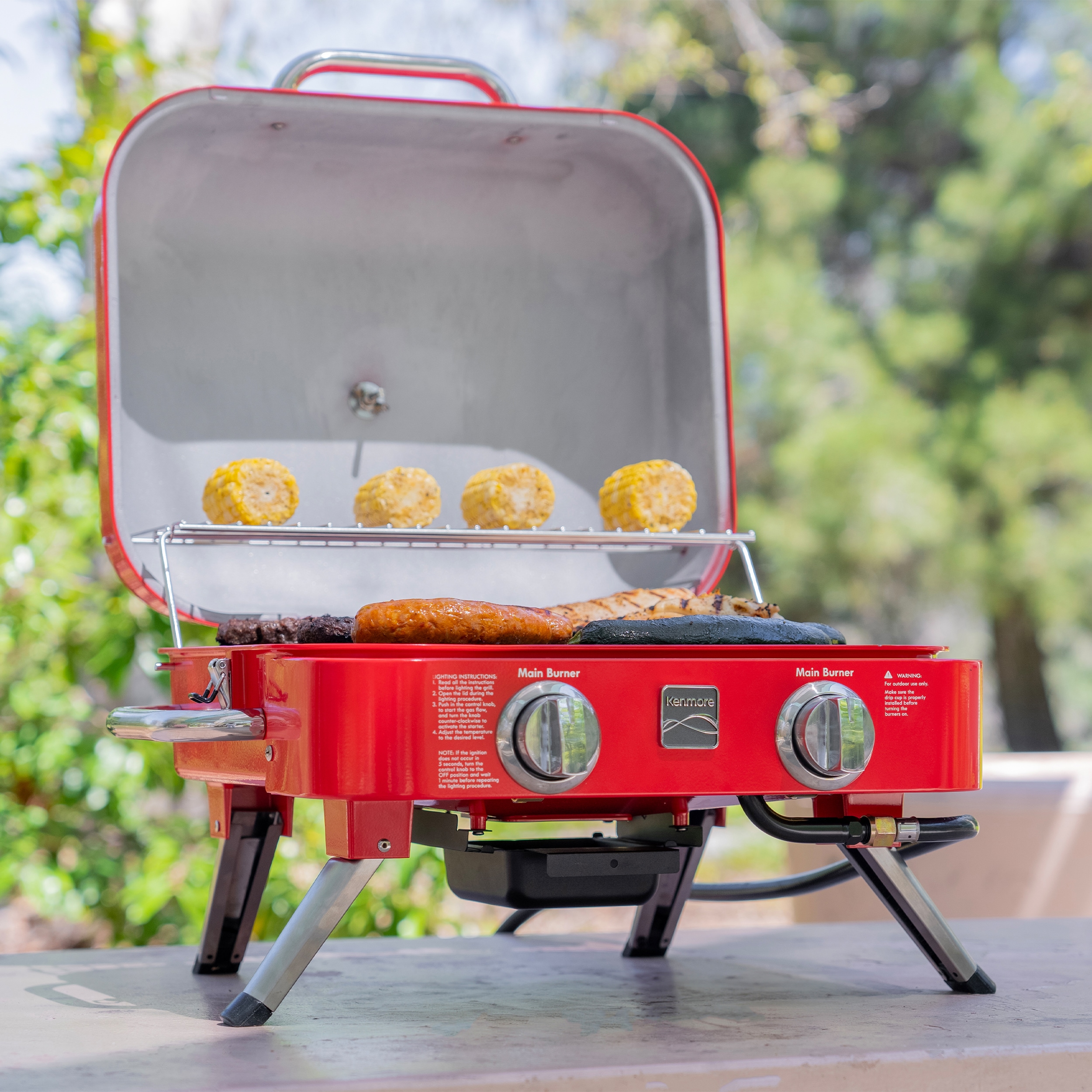 Kenmore KT-R40003-RD Tabletop-Grills - View #2