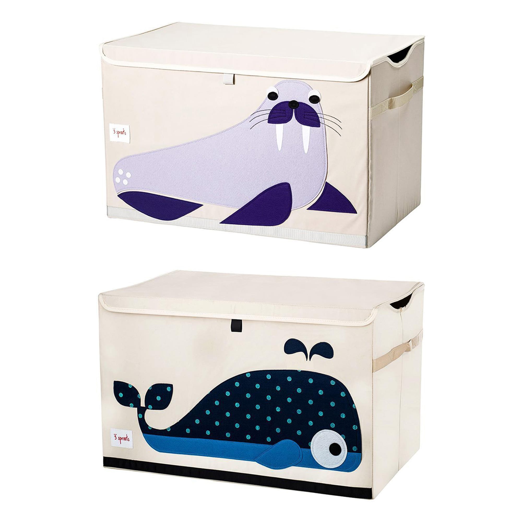 3 Sprouts 217985 2 Polyester Laundry Hamper