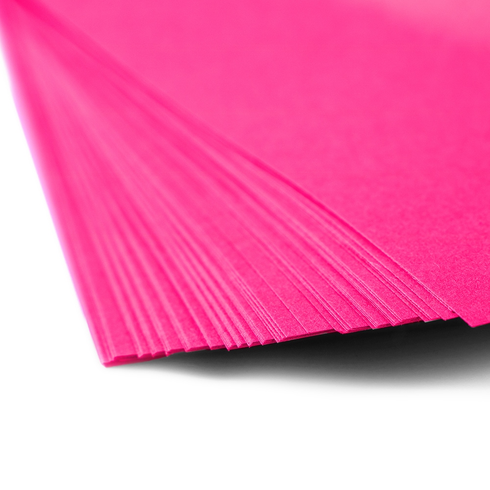 JAM Paper & Envelope Neon Cardstock, 8.5 x 11, 43lb Pink, 250 per Pack