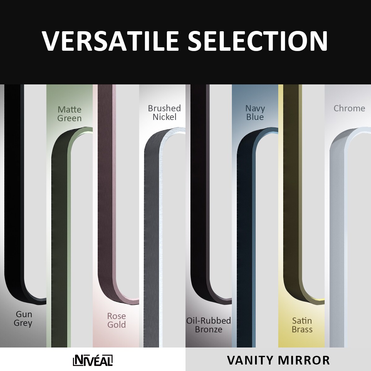 Forclover TAK-FMR2436MG Framed-Bath-Mirrors - View #12