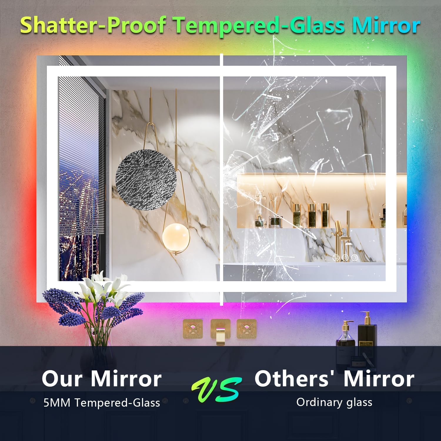 waterpar TKLO-2024 Framed-Bath-Mirrors - View #4