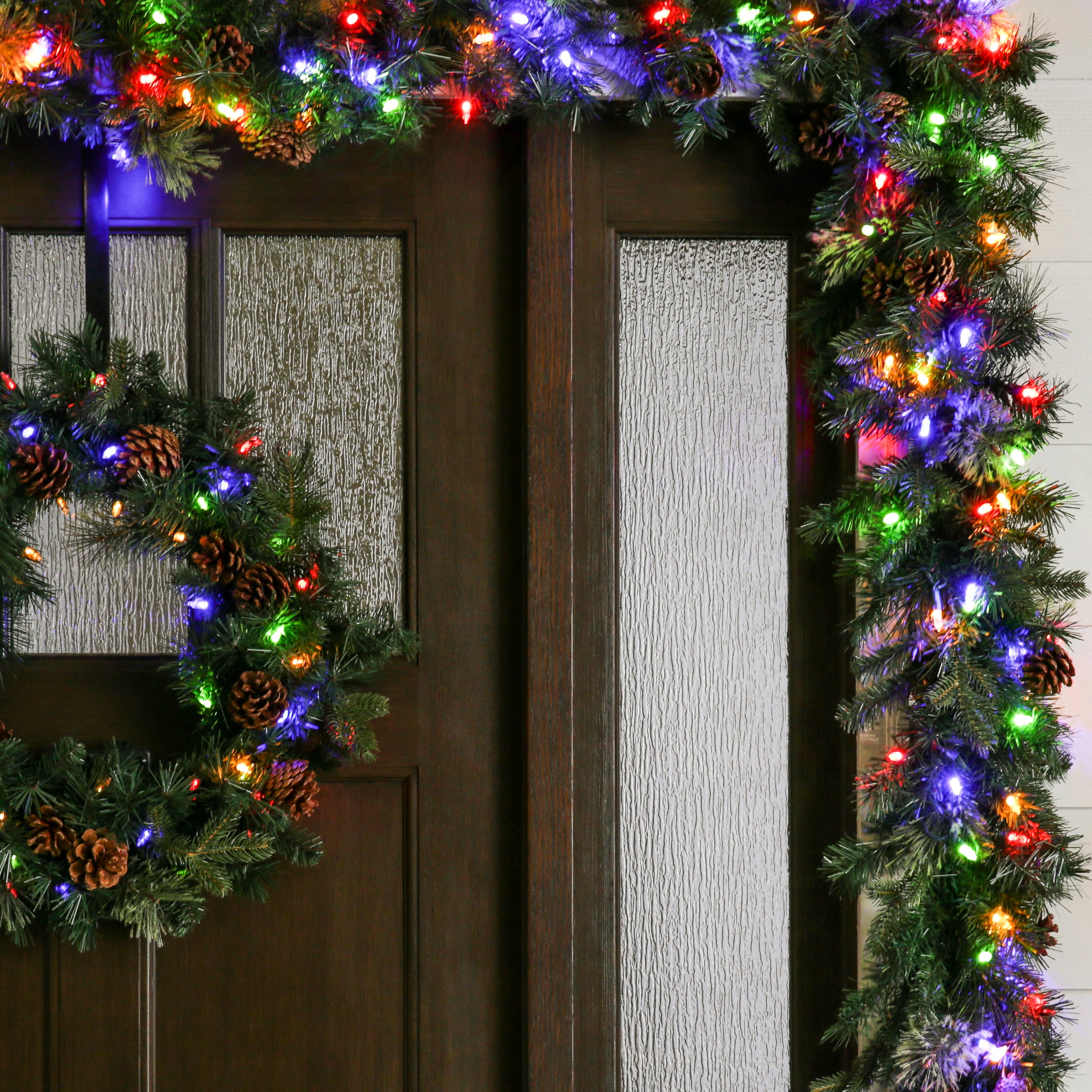 Garland With Colored Lights