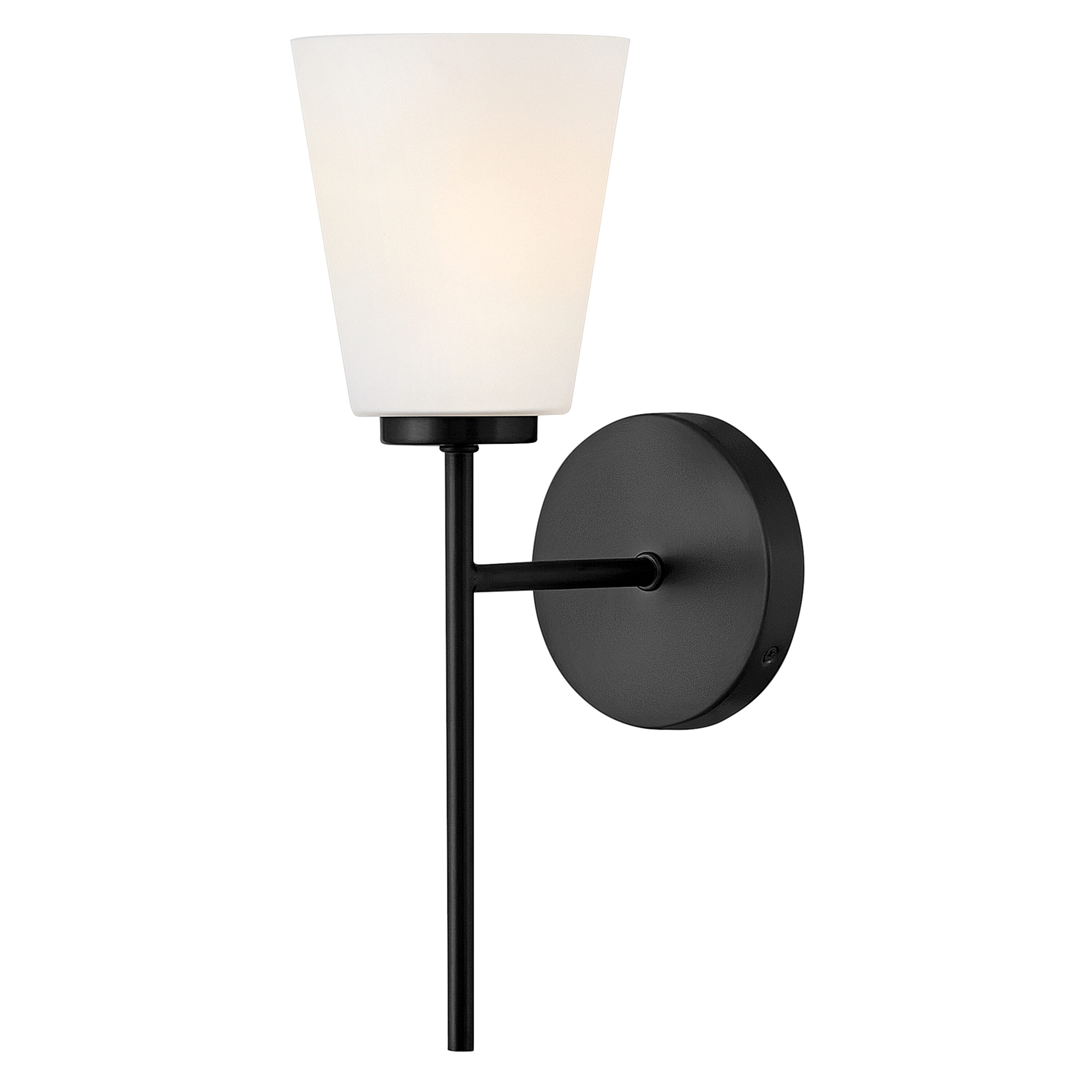 Lark 85420BK Bri 5.5-in 1 -Light Satin Black Transitional Vanity light