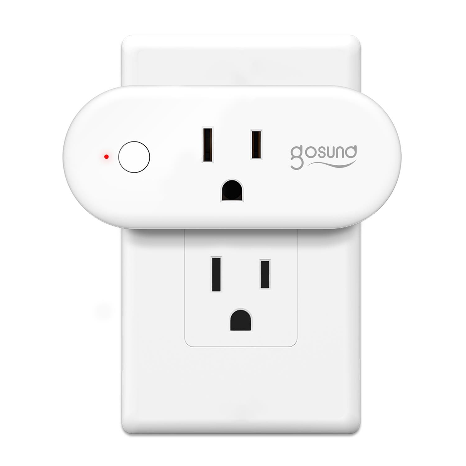 Govee Smart Plug, WiFi Bluetooth Outlets 2 Pack Work with Alexa