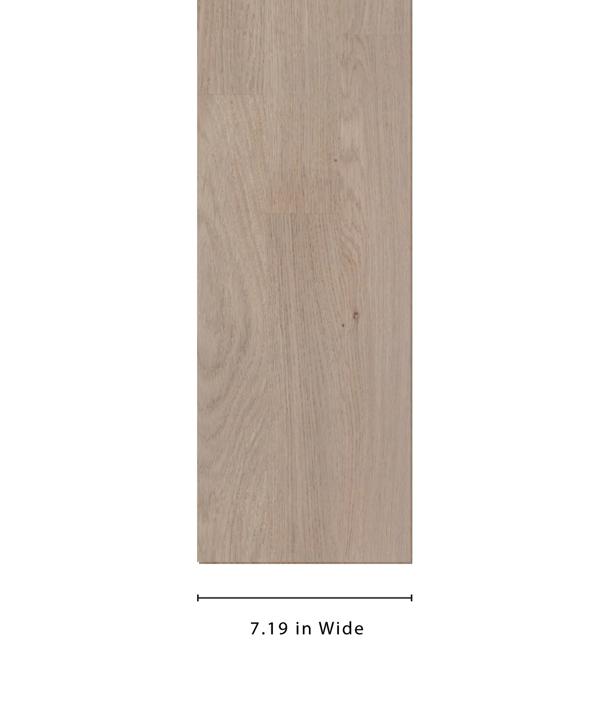 NATU Baltic Wood Smokey European White Oak 7-31/64-in W x 1/2-in T x 86 ...