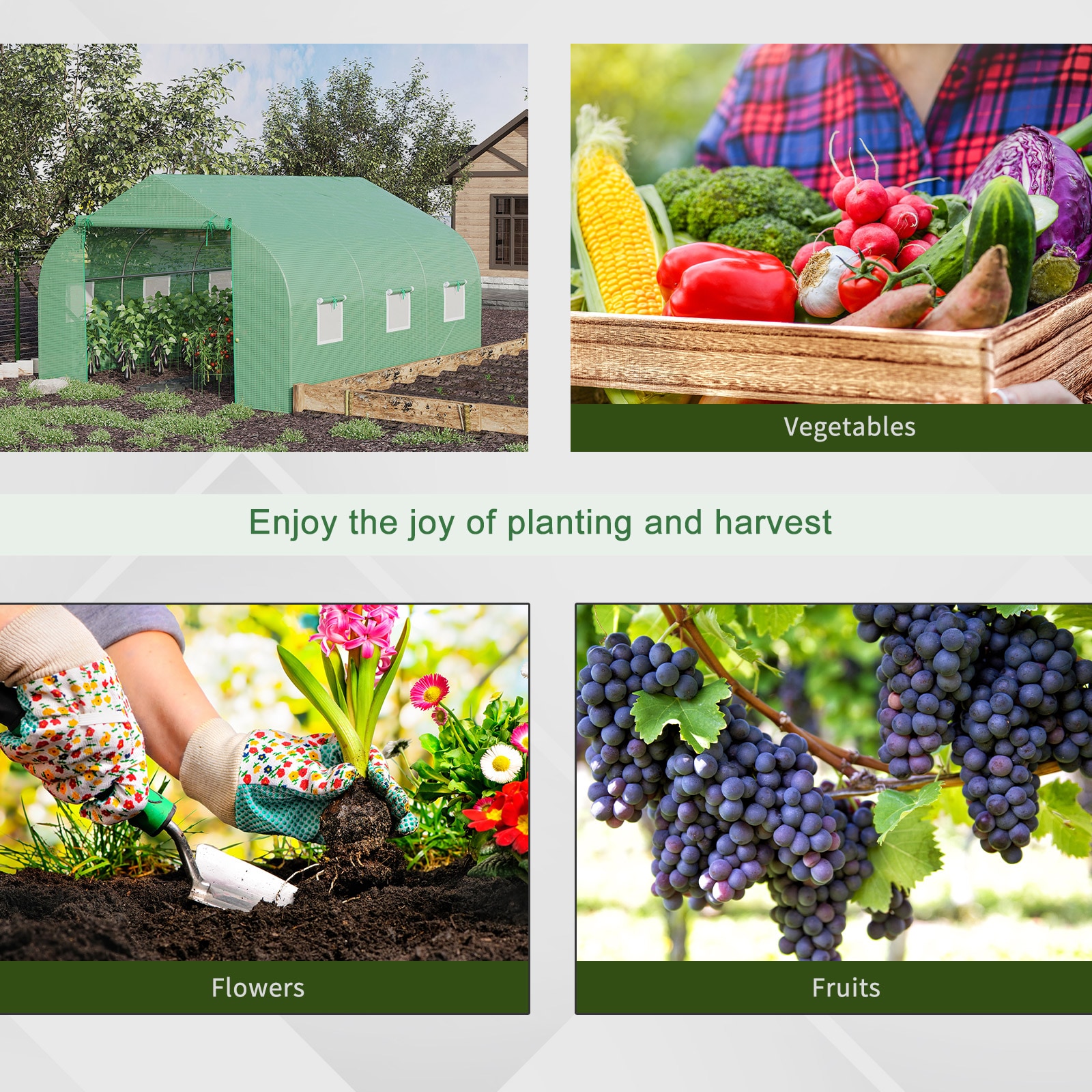 Outsunny 845-015 greenhouses - View #5