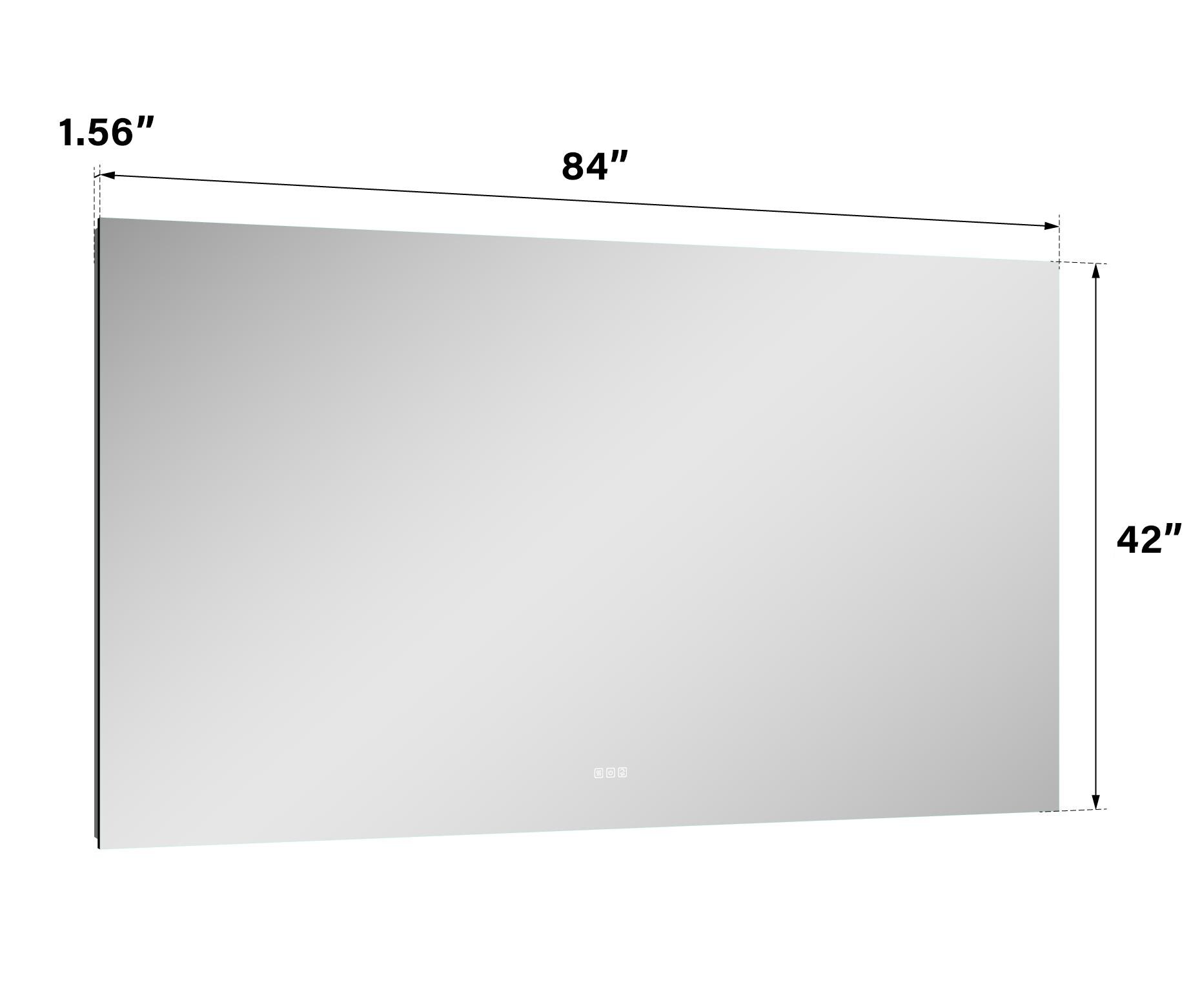WELLFOR UCS-15FL8442 Framed-Bath-Mirrors - View #10