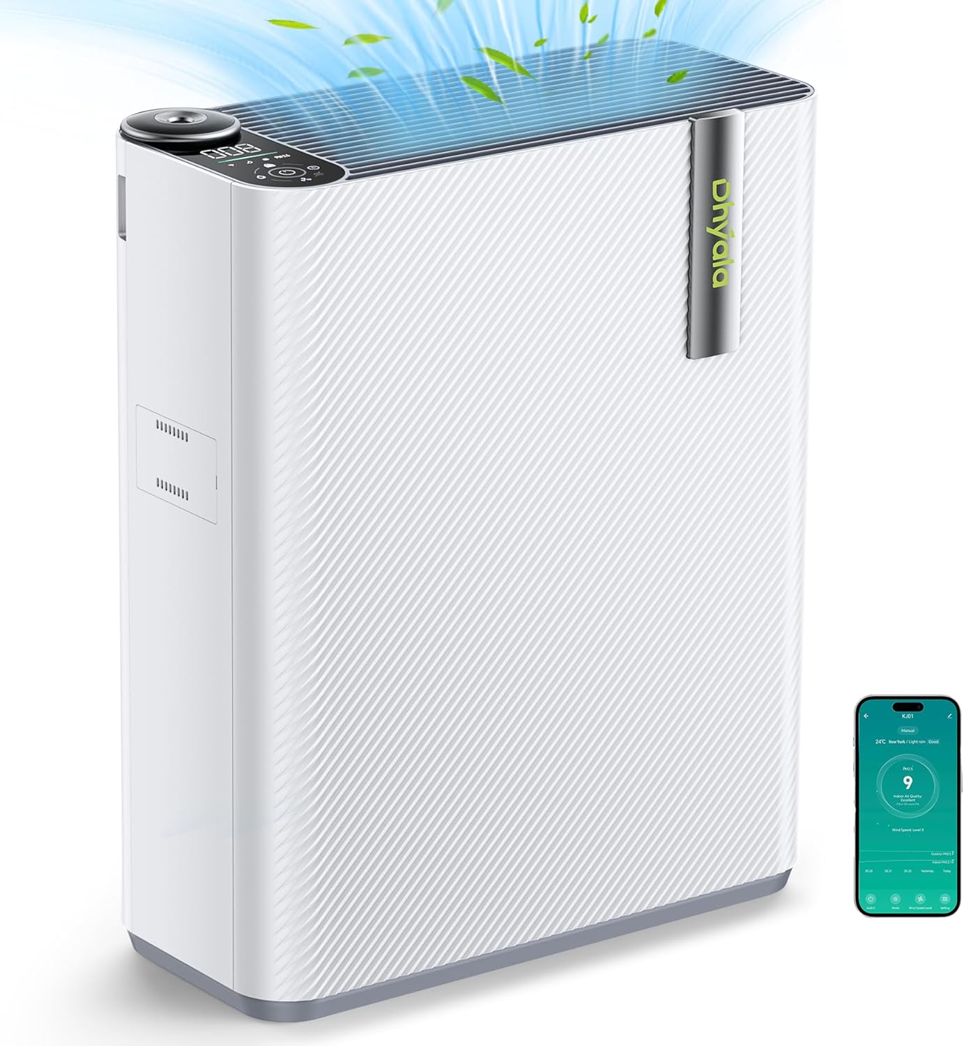 EdenDirect DHDE140946 3 -Speed White HEPA Air Purifier (Covers: 1732-sq ft )