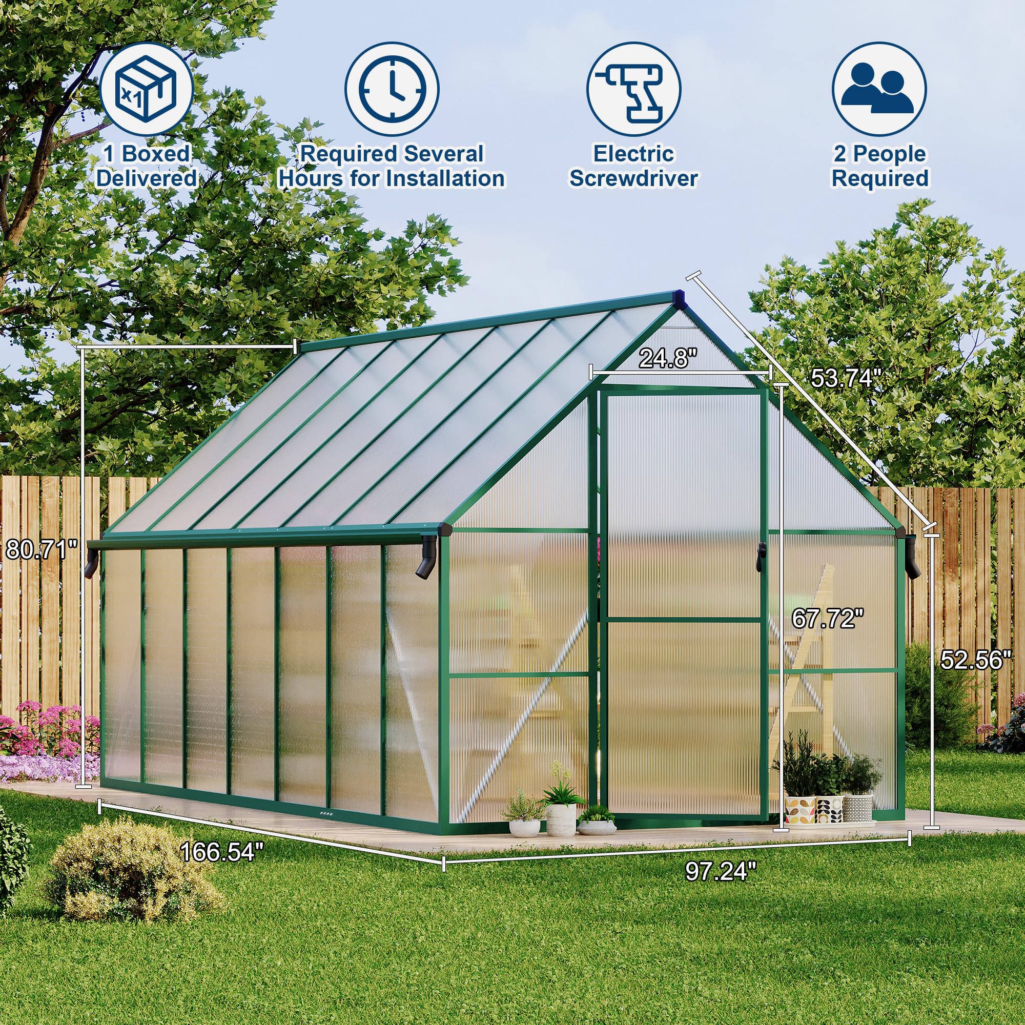 Garvee MIHHZ-H3298SVAMLXL greenhouses - View #5